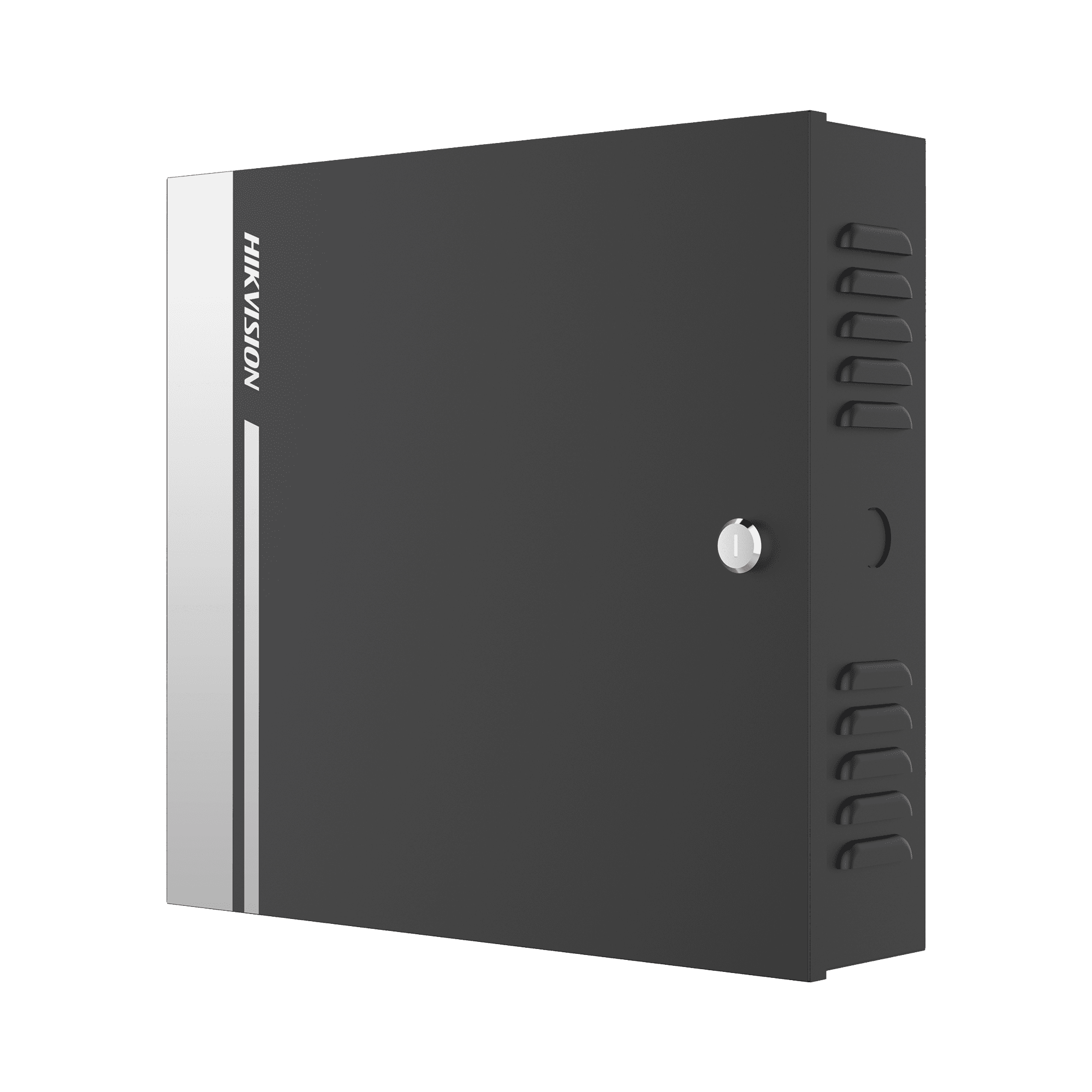 Controlador de Acceso para 2 Puertas y 4 Lectores Wiegand o RS485 / Incluye Gabinete y Fuente de Alimentación 12Vcc/8A / Soporta Batería de Respaldo /  Wiegand y RS-485 / 10,000 Tarjetas DS-K2812