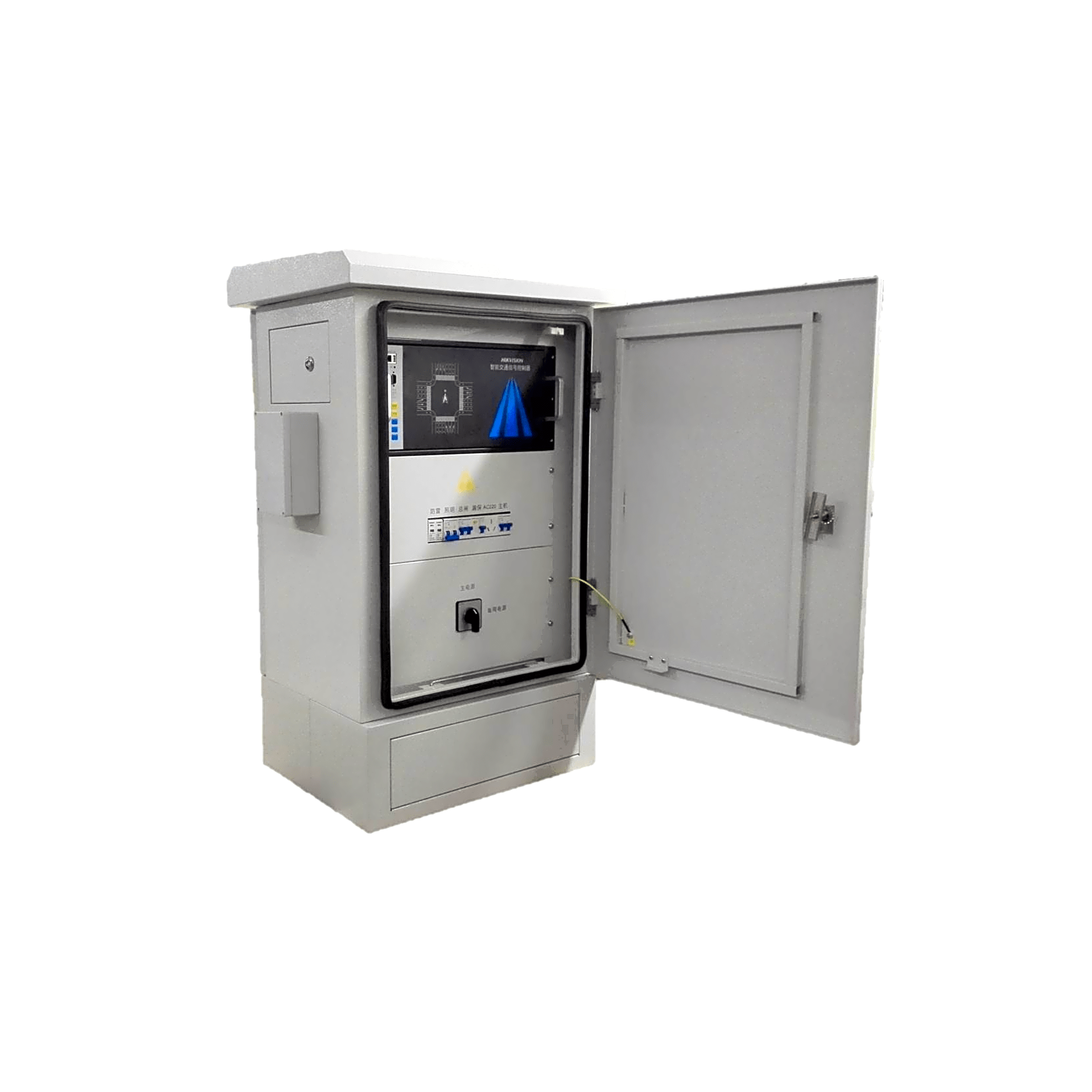 Controlador de Señales de Tráfico / ARM9 32 bits / Diseño Modular / 44 Salidas de Luz Independientes / Ethernet / RS-232 y RS-485 / Entrada para Botón Peatonal / IP54 DS-TSC300-MEX