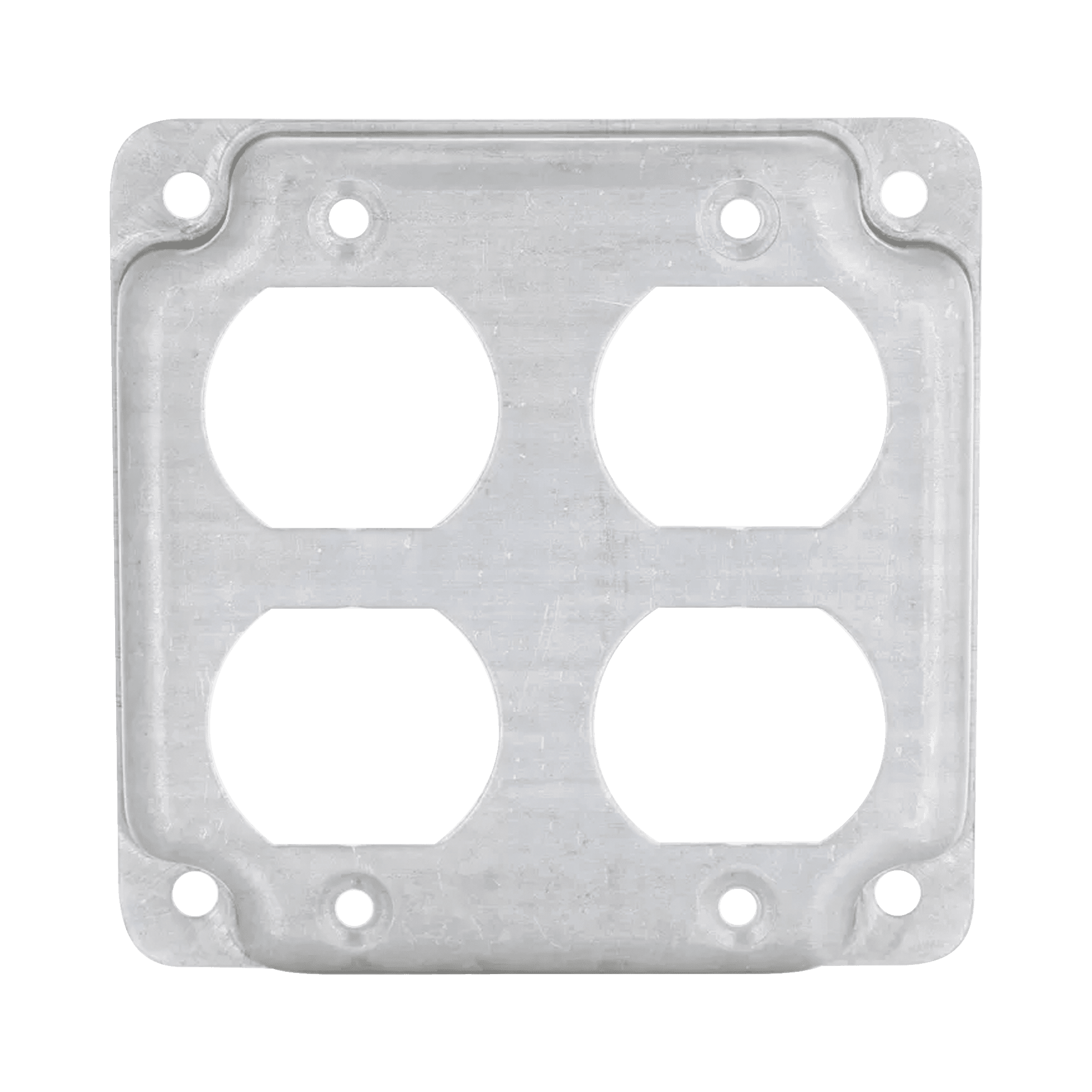 Cubierta de 4" para 2 Contactos Dúplex. HUB-907C