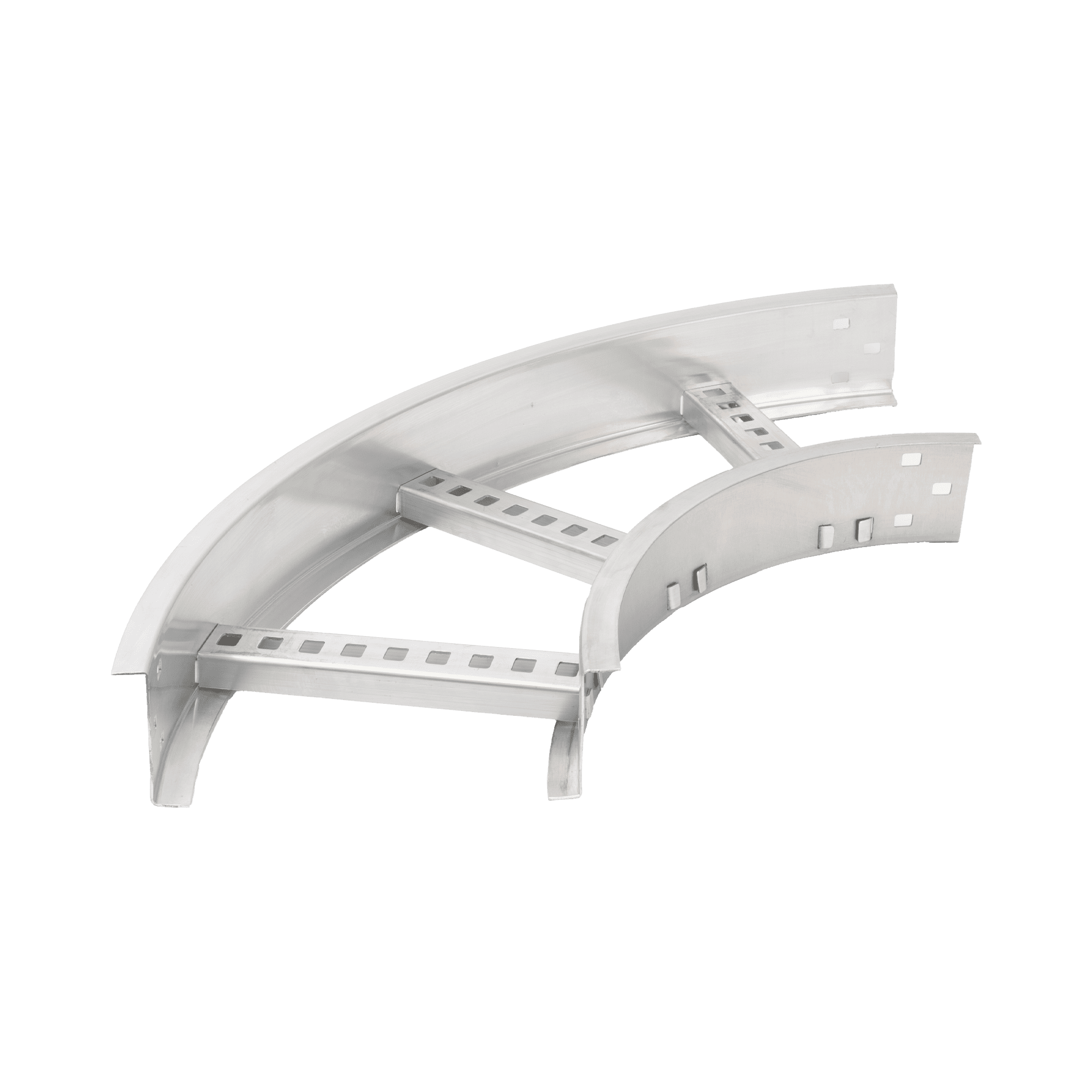 Curva Horizontal de Aluminio de 90° Perfil Z / Peralte 3 1/4" / Ancho 9" / Radio 8" / Incluye Tornillería (CHC90EZ314R8X9AK) CHC908R8X9AK