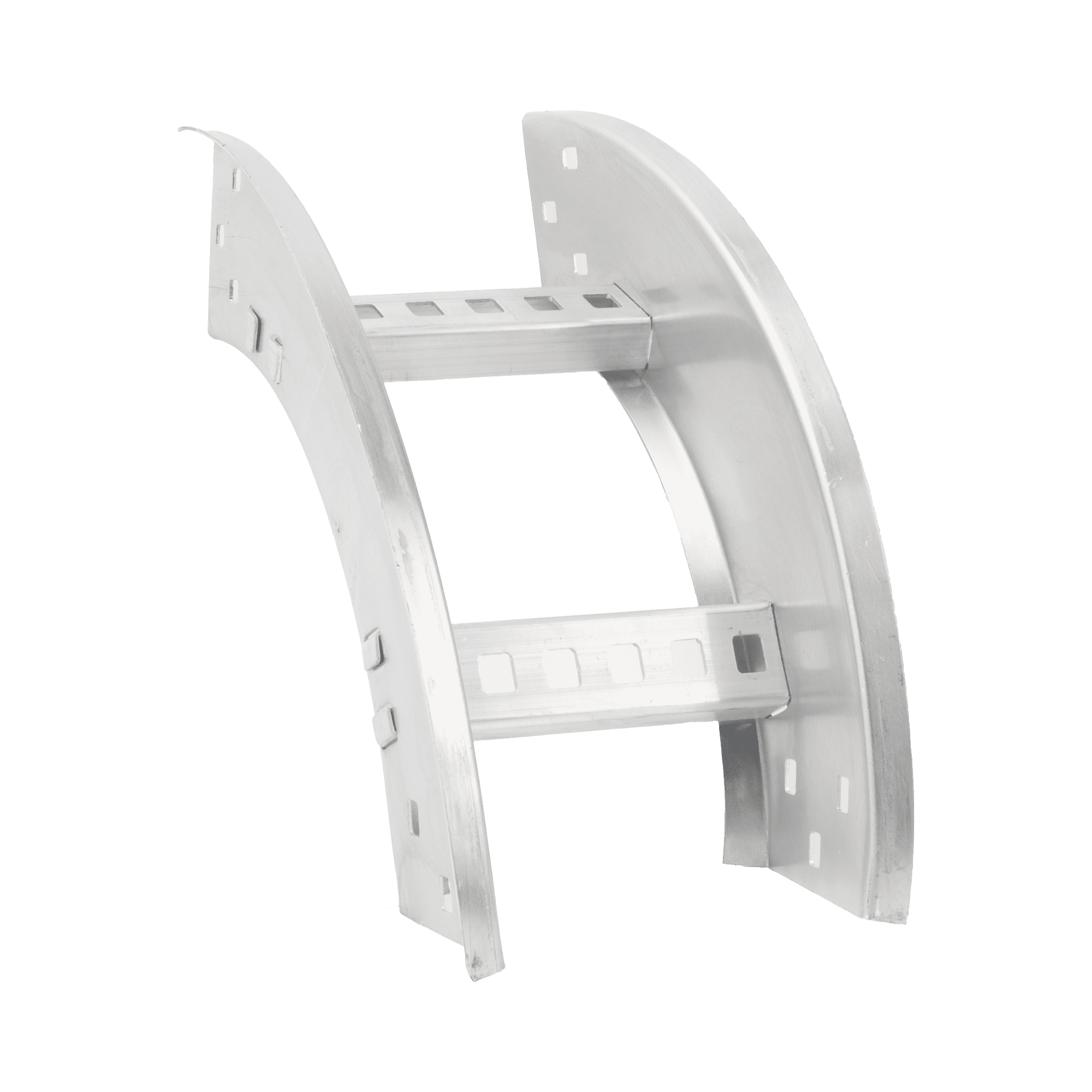 Curva Vertical Exterior de Aluminio de 90° Perfil Z / Peralte 3 1/4" / Ancho 6" / Radio 8" / Incluye Tornillería CH-VE-908R8X6AK