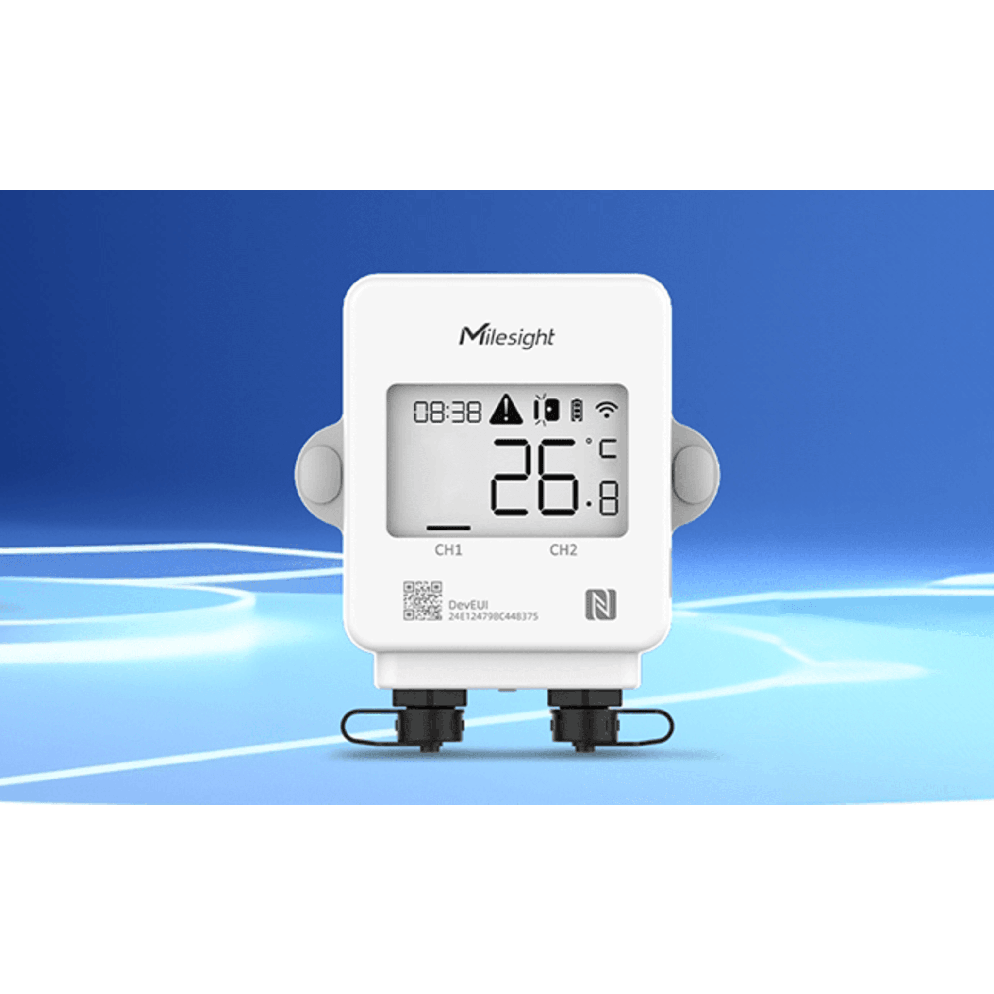 DISPLAY LORAWAN PARA SENSOR DE TEMPERATURA Y SENSOR MAGNETICO PARA USO EN CUARTOS FRIOS TS302915M