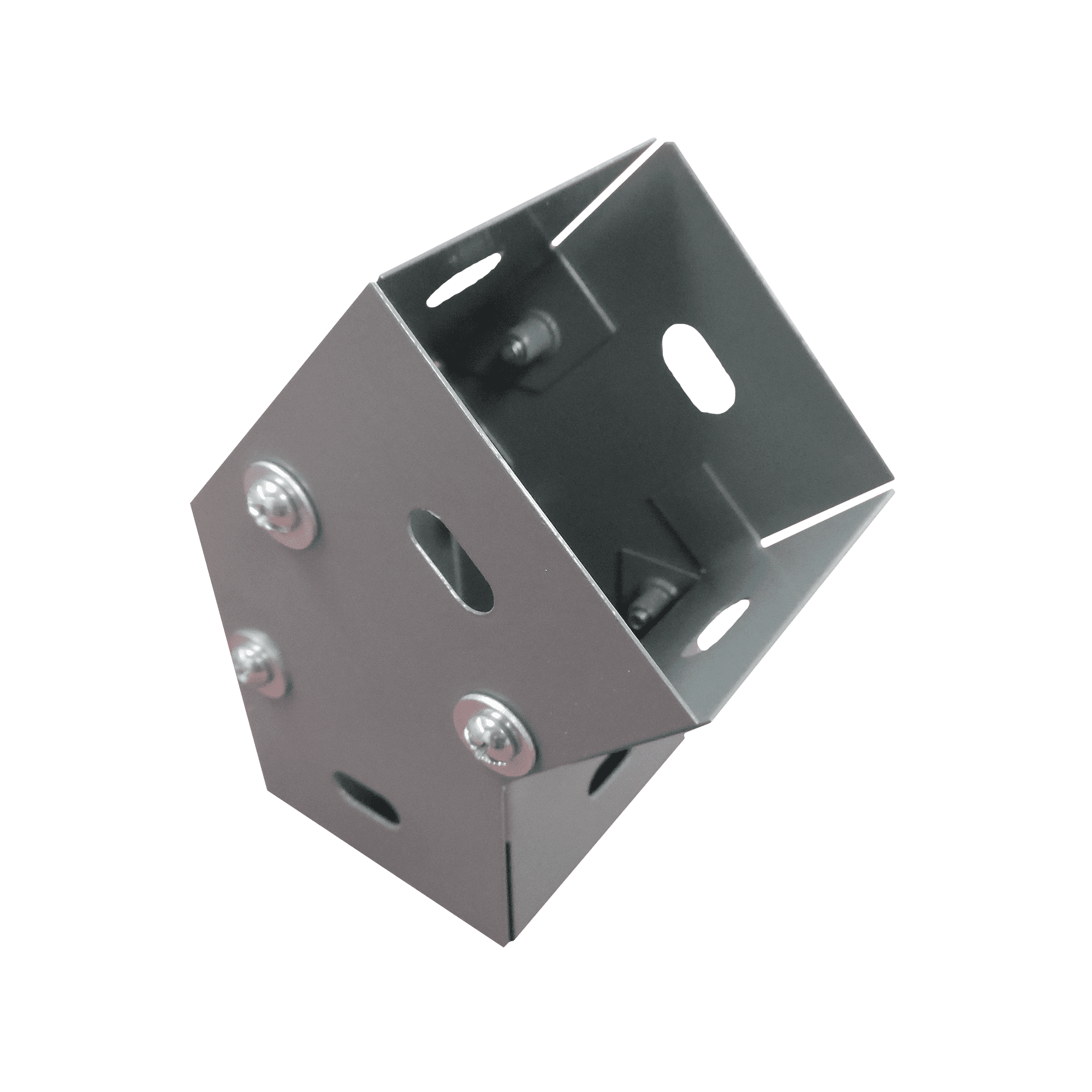 Derivación codo horizontal de 45 grados 100 X 100 mm, fabricado en lámina de acero al carbón CH-DCH45100L