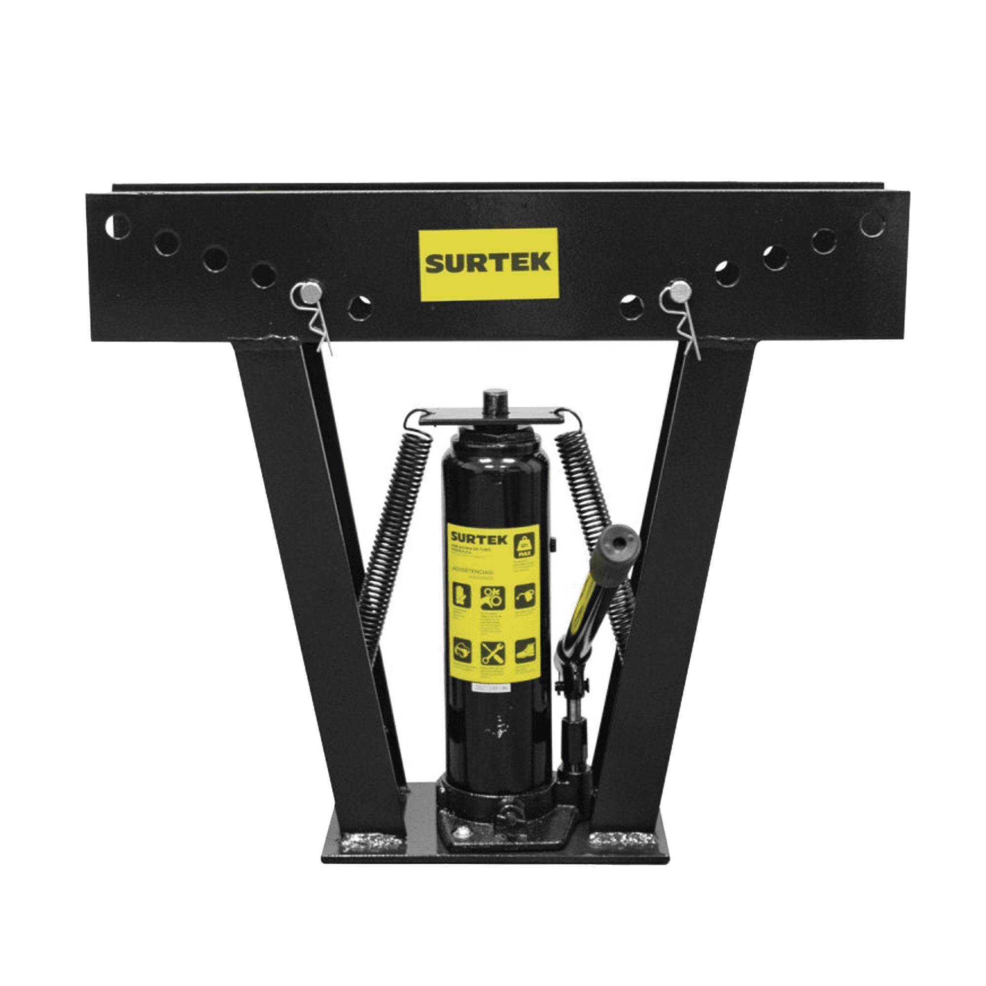 Doblatubos hidráulico de 1/2" a 2" incluye dados con medidas, capacidad 12 toneladas. SYS-DT12
