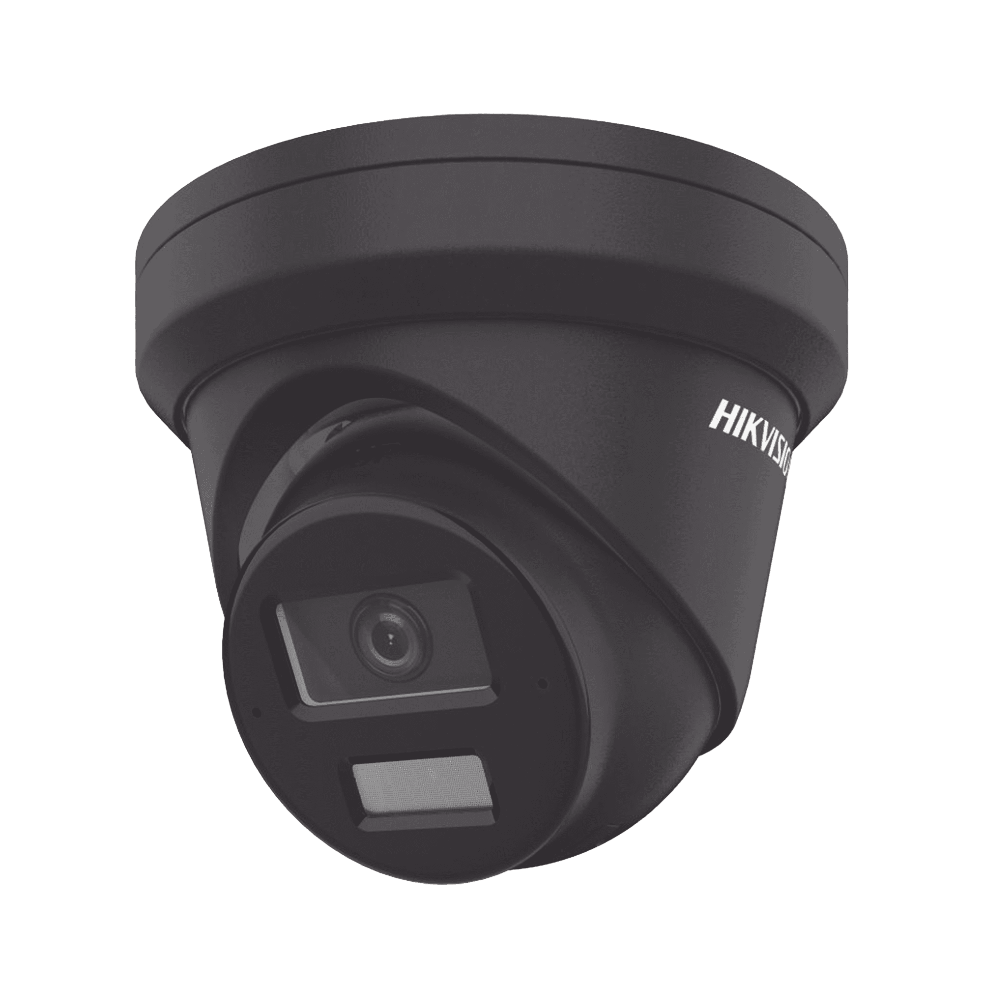 [Dual Light + 2 Micrófonos de Doble Matriz] Turret IP 4 Megapixel / Color Negro / Lente 2.8 mm / 30 mts Luz Blanca + 30 mts IR / ACUSENSE / Exterior IP67 / WDR 120 dB / PoE / ONVIF / Micro SD / Metal / ACUSEARCH DS-2CD2343G2-LI2U(BLACK)