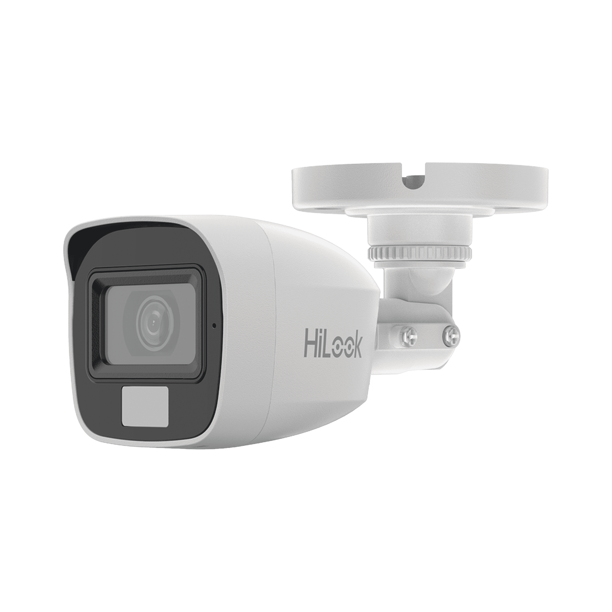 [Dual Light + ColorVu] Bala TURBOHD 3K megapixel / 20 mts IR + 20 mts luz blanca / Lente 2.8 (105° de Visión) / Exterior IP66 / Audio por Coaxitron / TVI-AHD-CVI-CVBS / Metal  / Smart-Hybrid light THC-B157-LMS