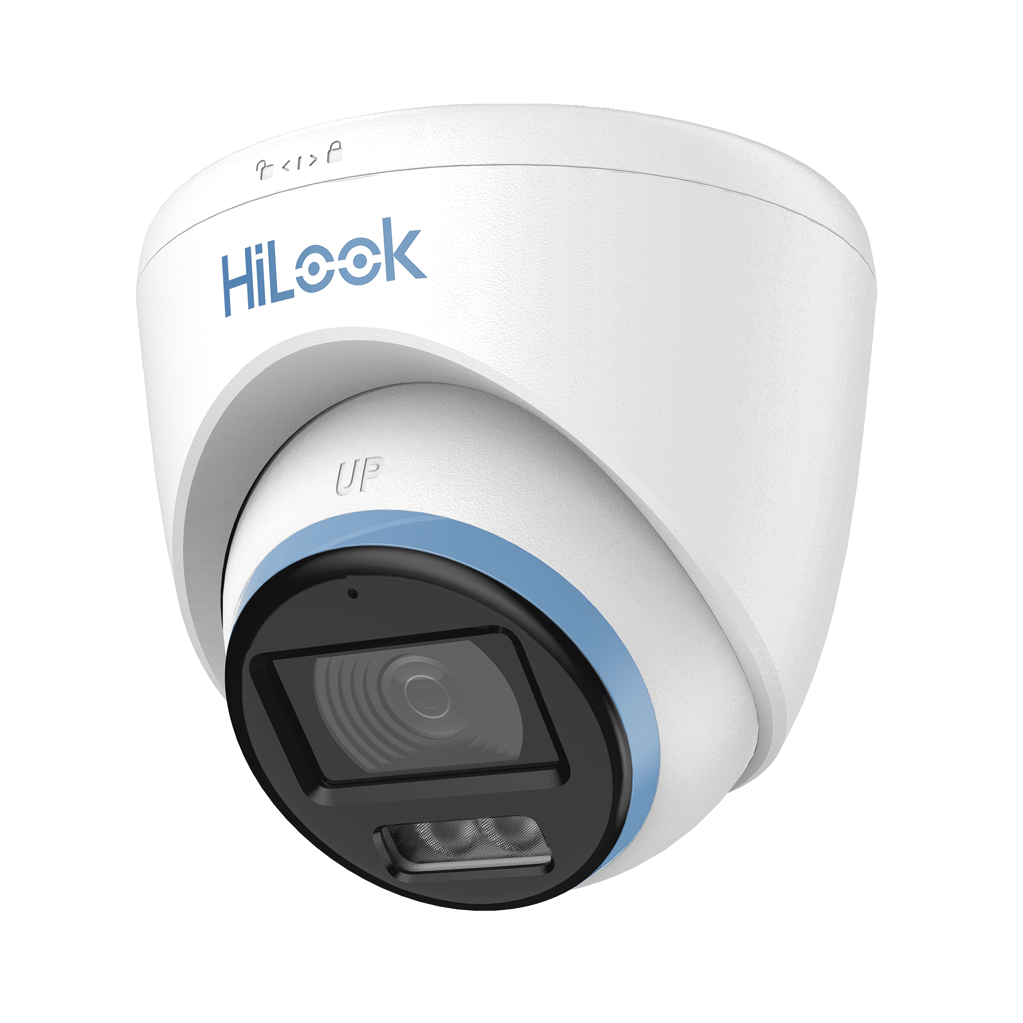 [Dual Light + ColorVu] Turret TurboHD 3K / 5Megapixel / Lente 3.6 mm / 40mts IR EXIR + 40mts Luz Blanca / Micrófono Integrado / Exterior IP67 / dWDR THC-T259-LS