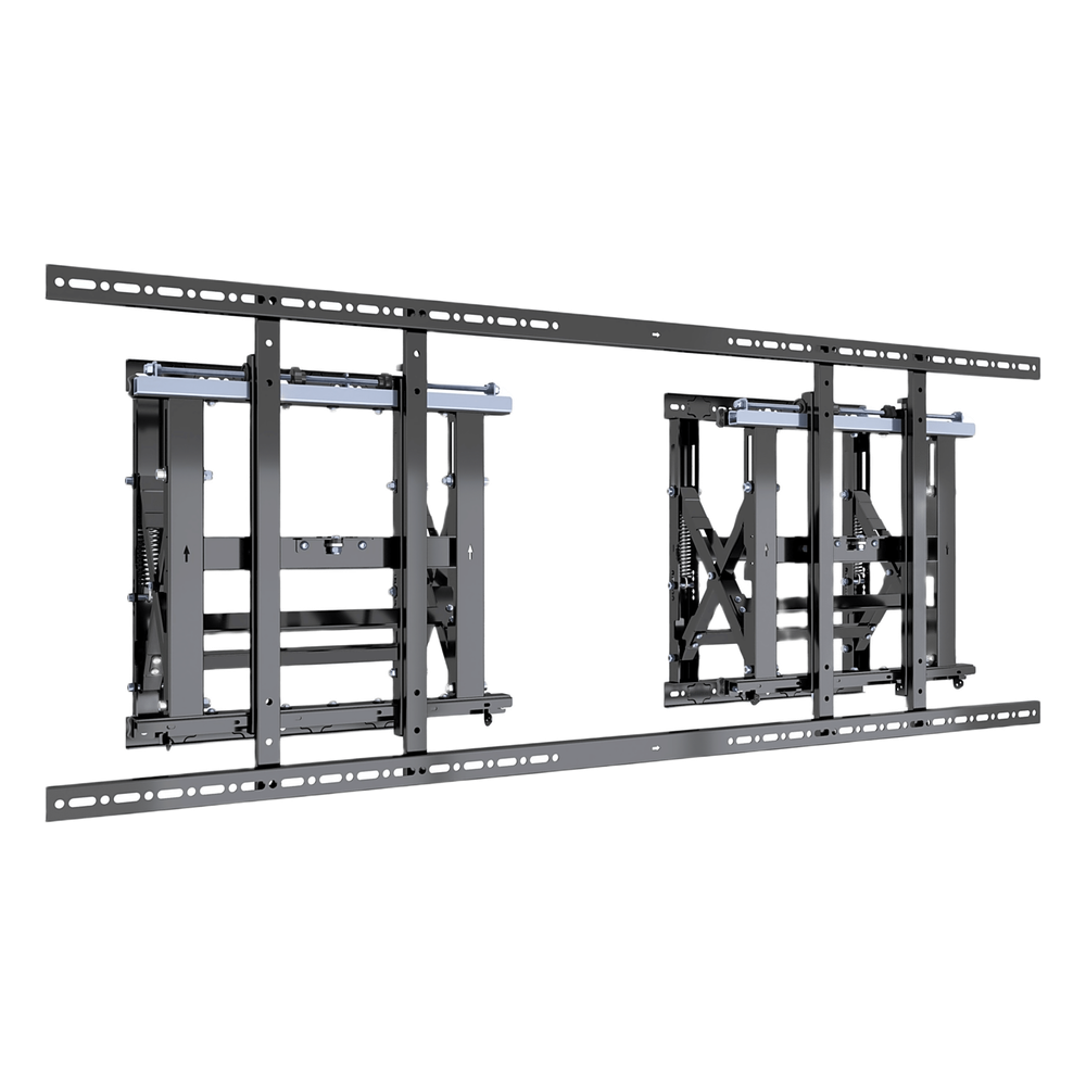 Soporte Estructural Modular para Pantallas | Altura Ajustable de 200 mm a 1600 mm | Ancho 600 mm | Profundidad 134 mm a 300 mm | Diseño Metálico| Compatible con Diferentes Tamaños de Pantallas |Soporta Formato Horizontal y Vertical. EMVW1600