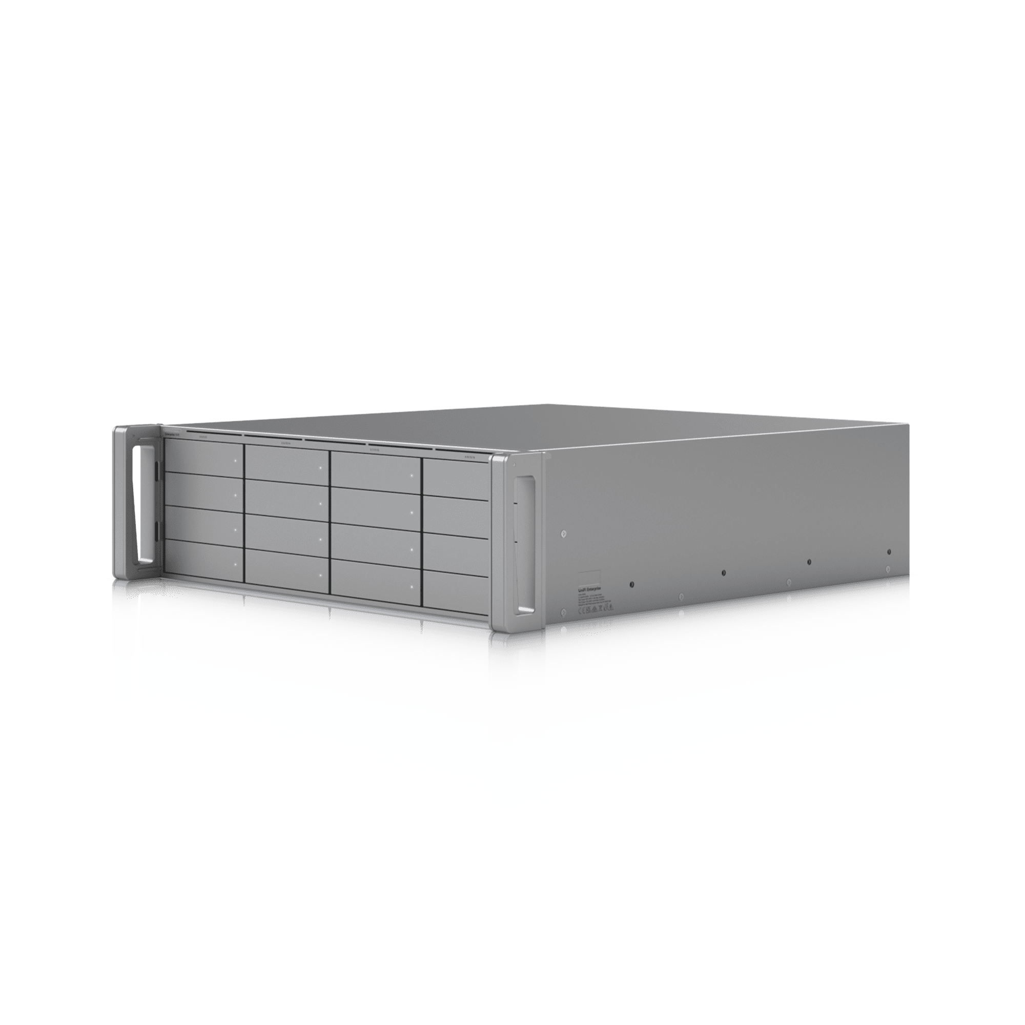 ENVR UniFi Enterprise con Soporte para hasta 210 Cámaras HD, 140 Cámaras 2K o 70 Cámaras 4K, con UniFi Protect & Access, 1 Puerto RJ45 10G, 2 Puertos SFP+ 10G y 16 Bahías para Discos Duros ENVR