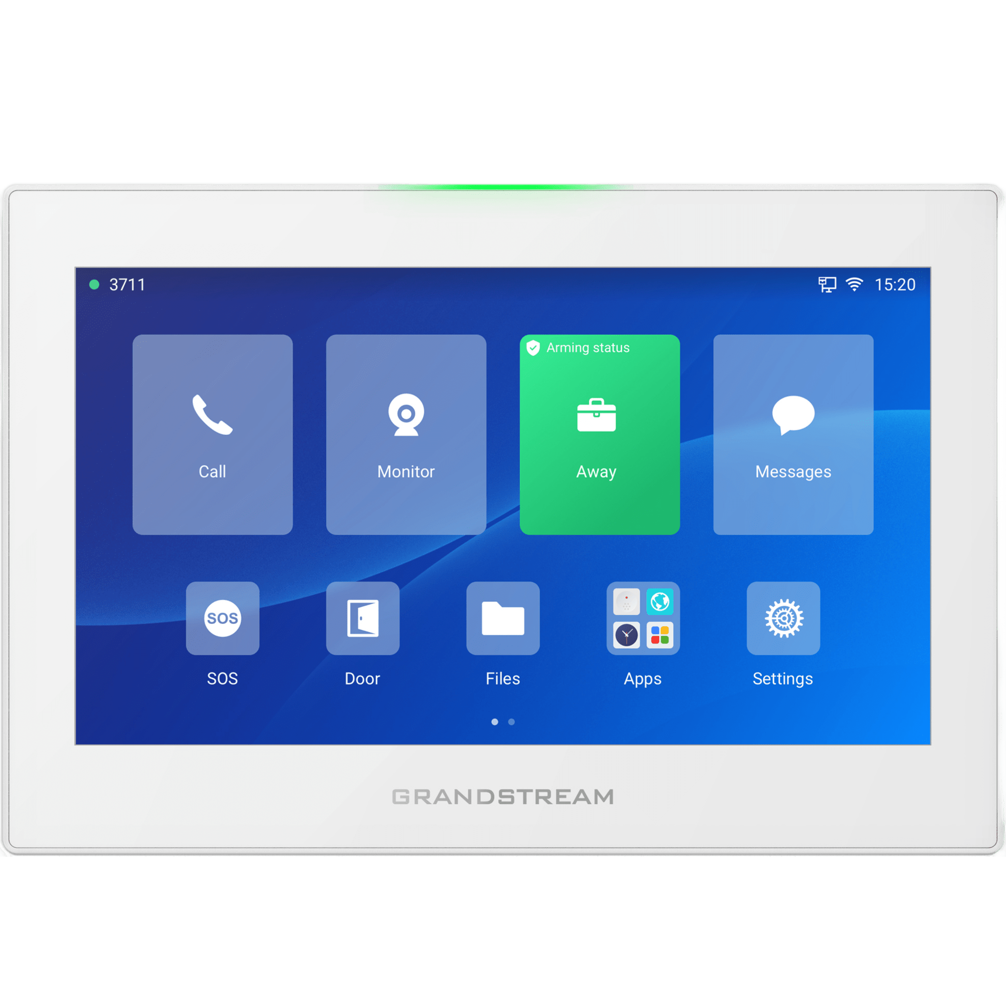 Estación de Intercomunicación SIP con Wi-Fi 6, Bluetooth y Control Total para Agendamiento de Salas y Edificios Inteligentes (Color Blanco) GSC-3574