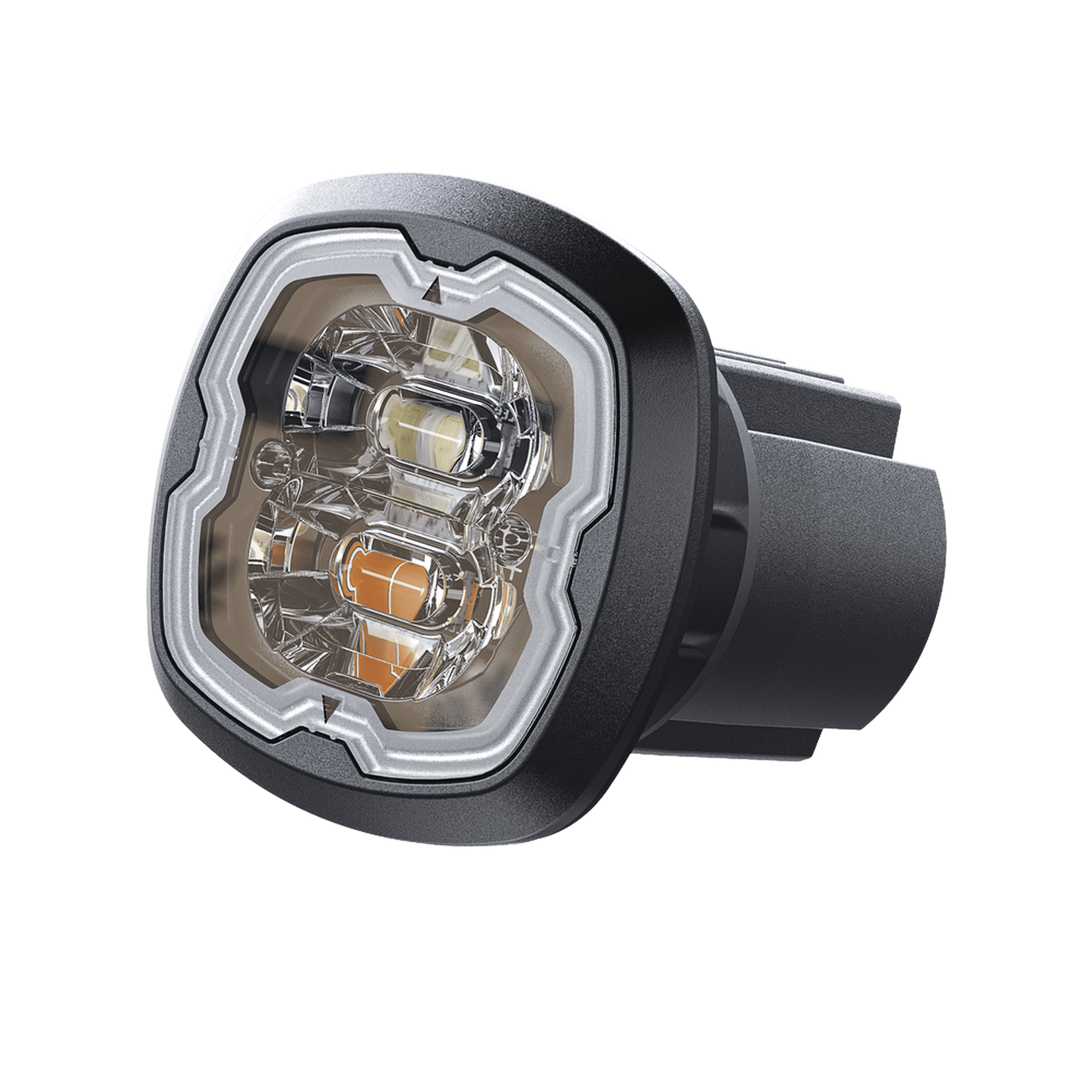 Estrobo Oculto, 6 LED, Claro, SAE Clase I, Empotrable, Lente Transparente SPF16W