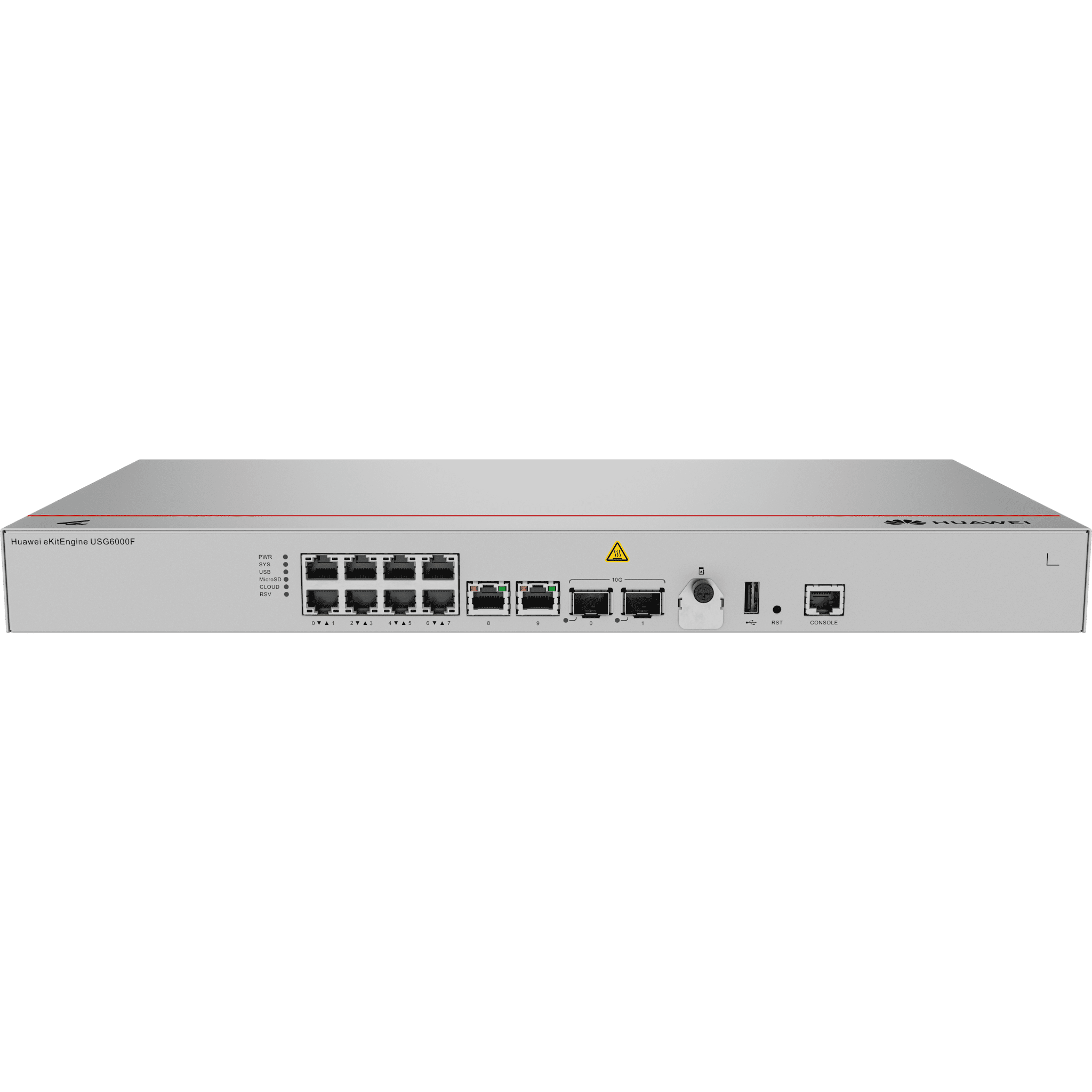 FIREWALL HUAWEI eKit Ideal para Pequeñas Empresas/ Multi-Wan/ Hasta 250 Dispositivos/ Licencias se venden por separado USG6000F-S125