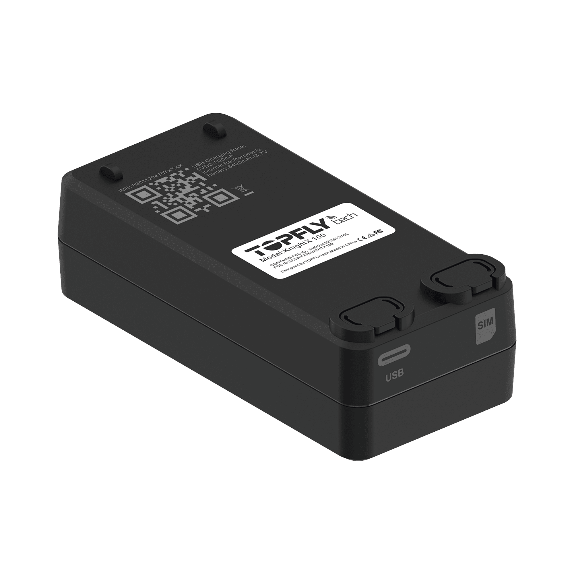GPS / Receptor de Activos en Tiempo Real / KnightX 100 / Batería Recargable / Aplicaciones Amplias / GPS 4G / Botón de Pánico / Sonda de Temperatura Externa Opcional KNIGHTX100