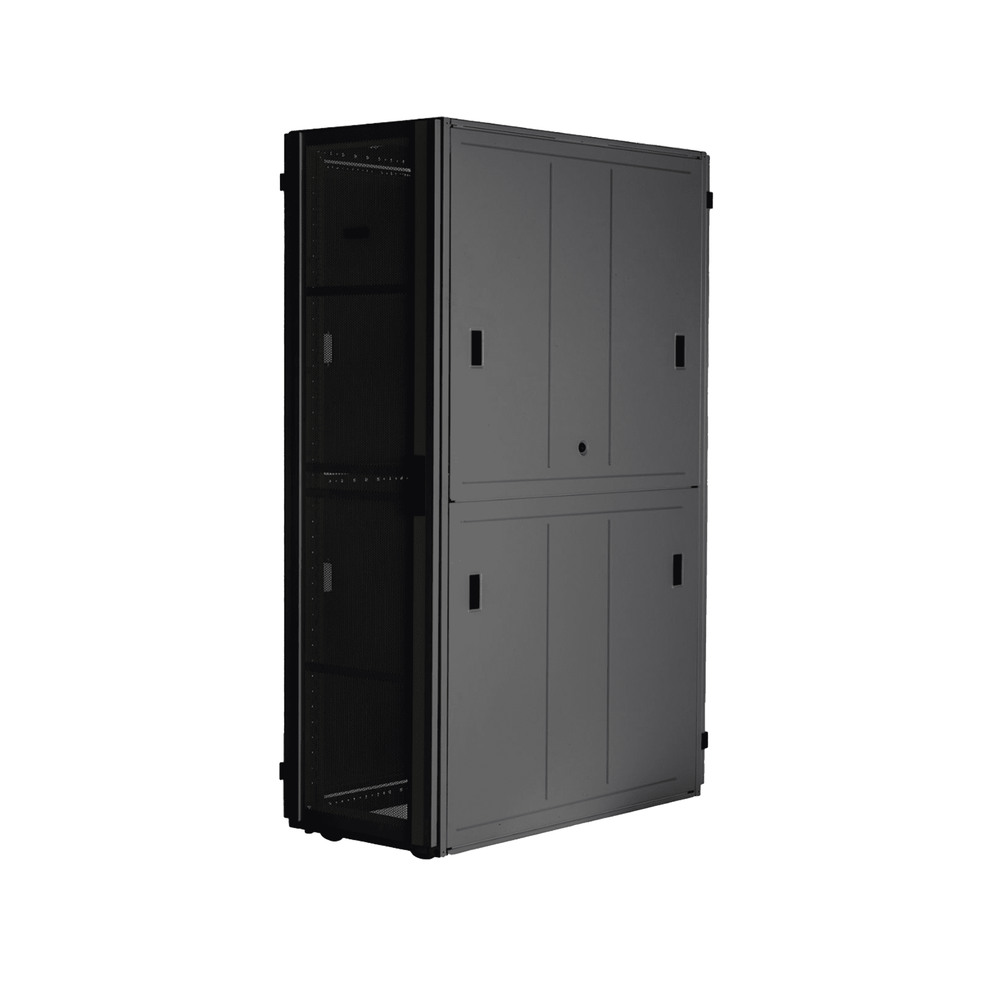 Gabinete FlexFusion™ XGL (Light) para Centros de Datos, 48 UR, 800 mm de Ancho, 1070 mm de Profundidad, Fabricado en Acero, Color Negro XGL84812B