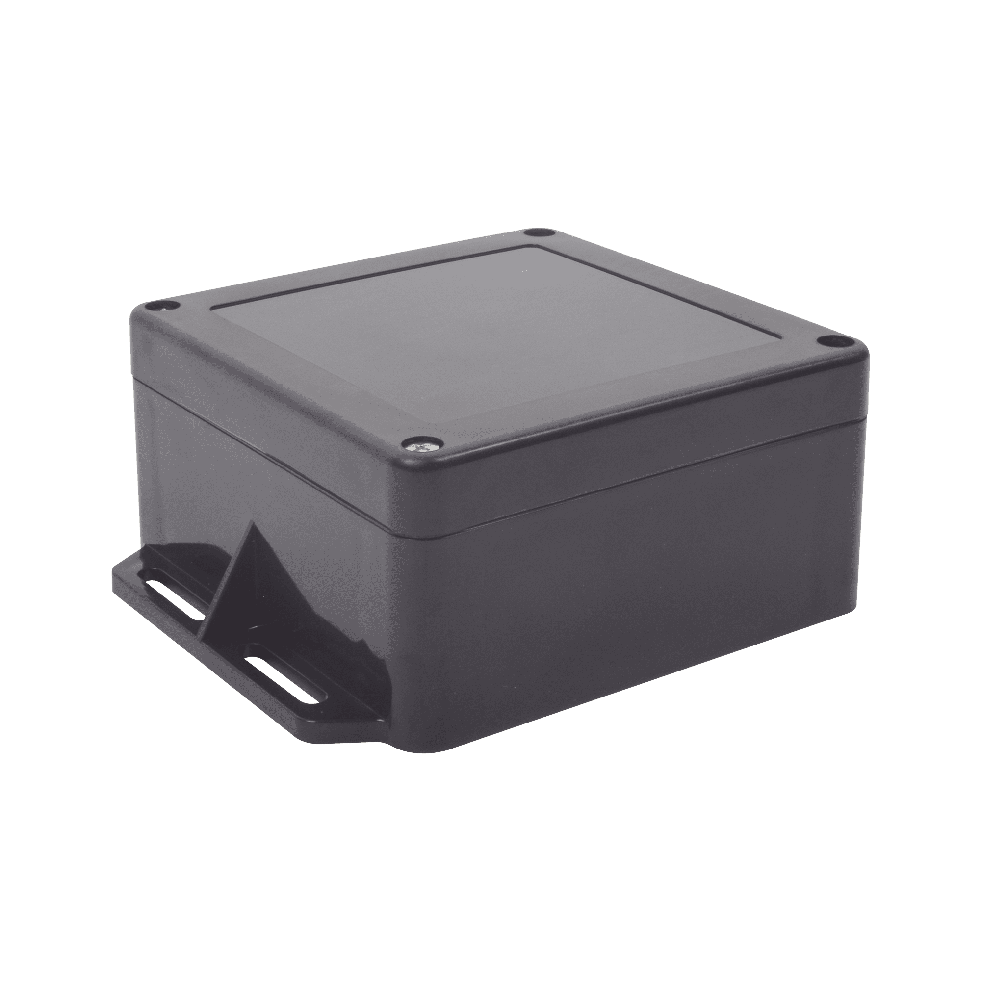 Gabinete Plástico Negro para Exterior (IP65) de 120 x 120 x 60 mm Cierre por Tornillos. TXG-0152-BK