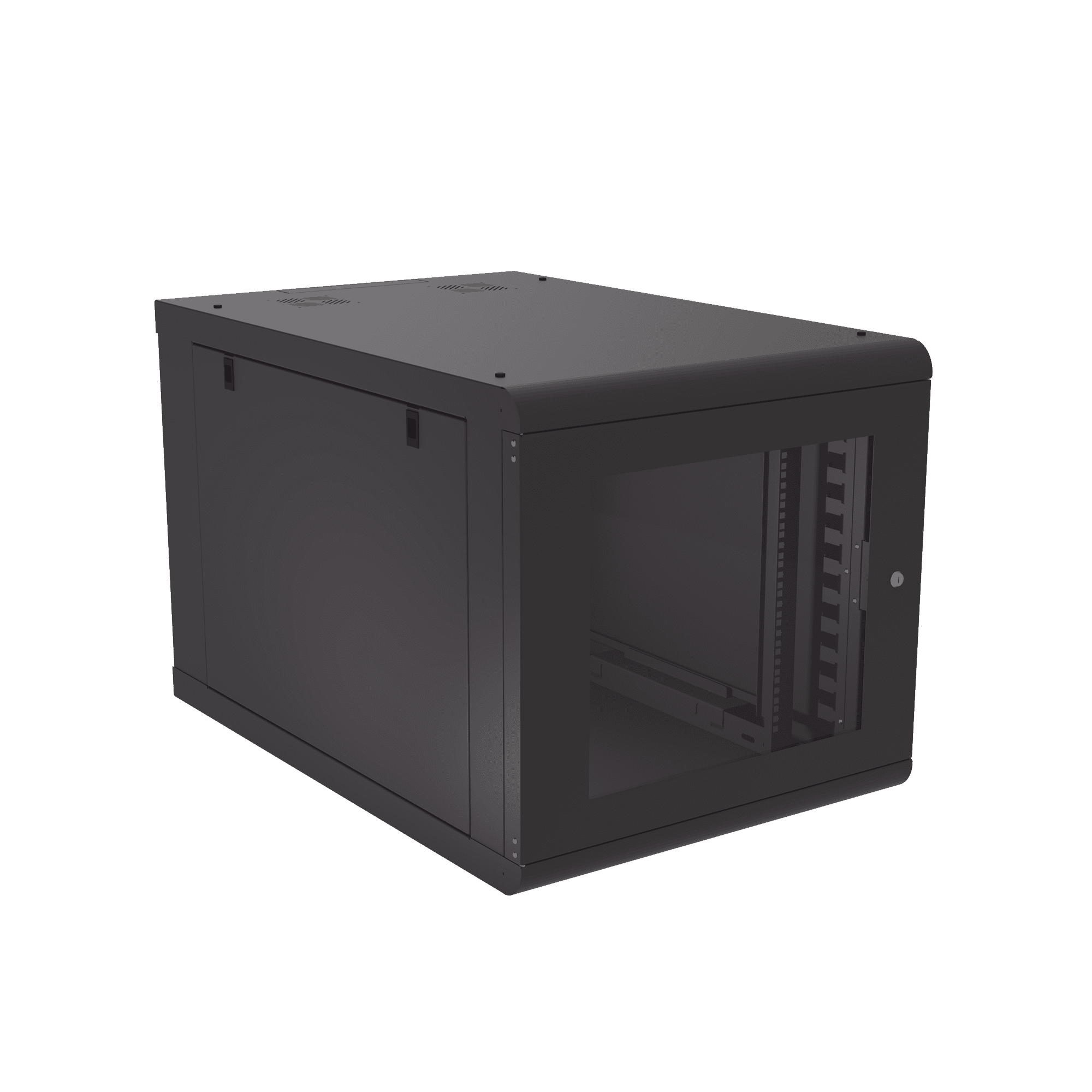 Gabinete de Pared 12U de 1027 mm de Profundidad: Máxima Profundidad y Protección en Acero Reforzado, Ideal para UPS y Servidores de 19" SR-1912-GN2DG