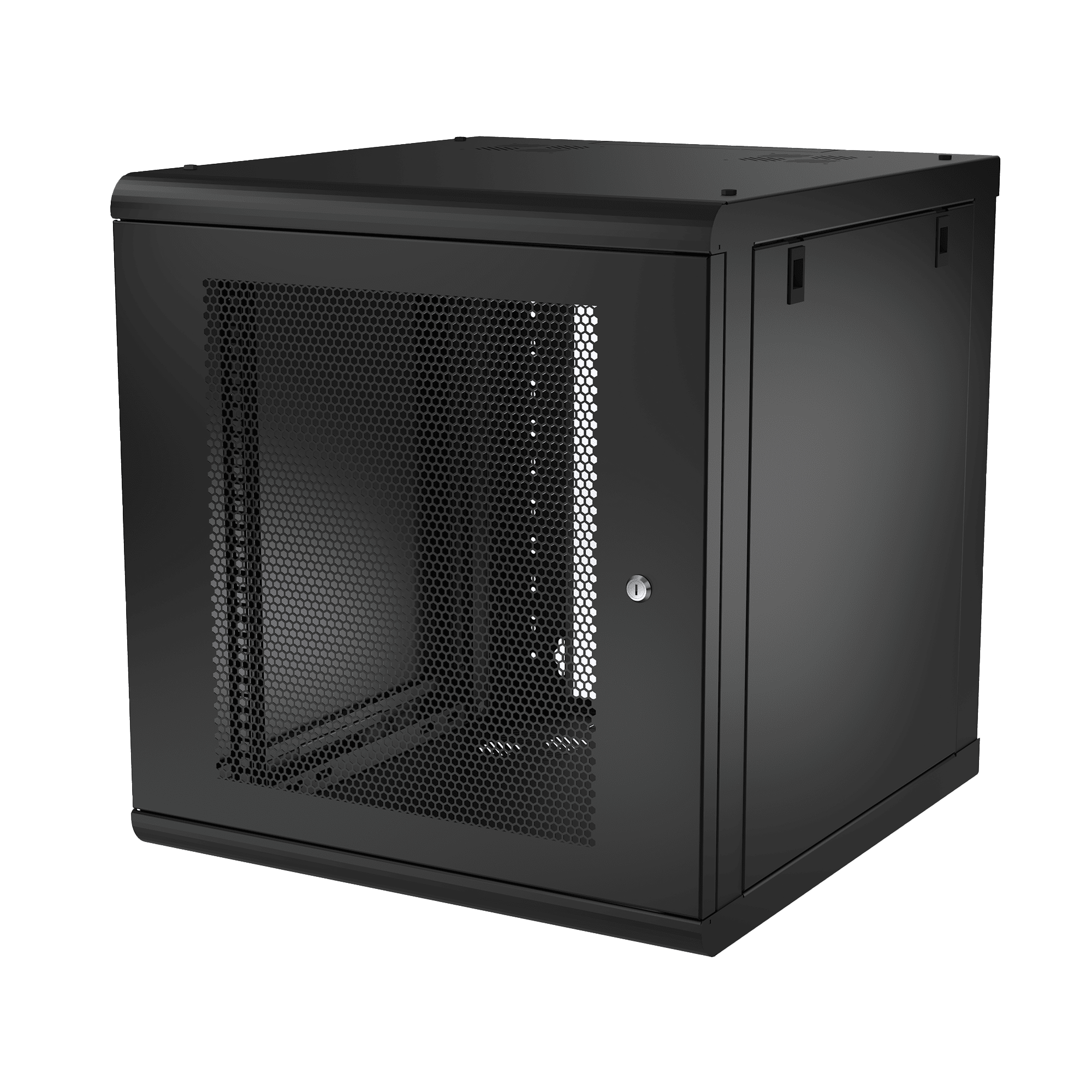 Gabinete de Pared 12U de 635 mm de Profundidad, Rack de 19 in en Acero Reforzado: Compacto y Resistente para Soluciones Profesionales SR-1912-GN2P
