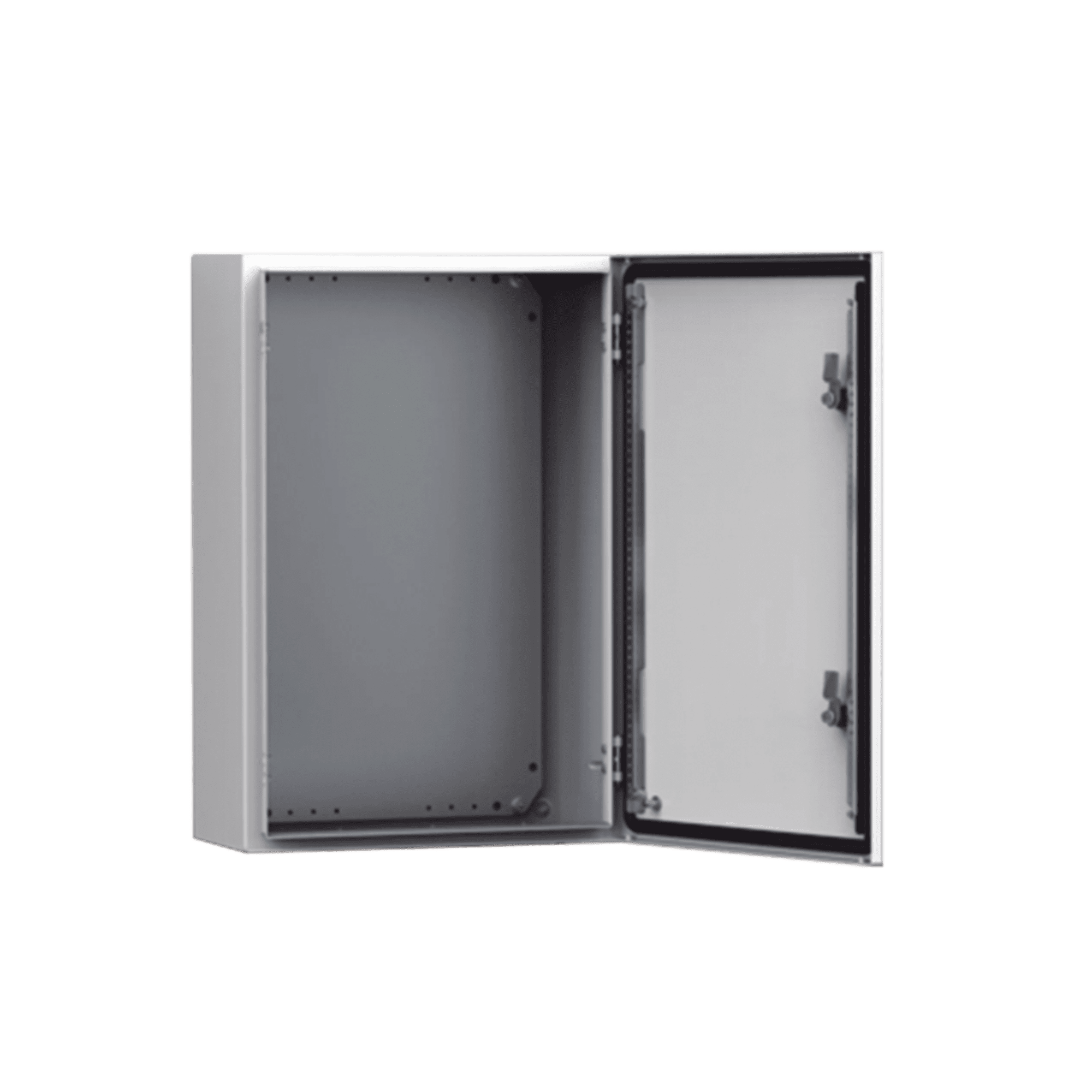 Gabinete de Uso Exterior NEMA 4/12/13; IP66; IK10, 600 x 600 x 400 mm, De Acero, Color Gris Claro MAS0606040R5