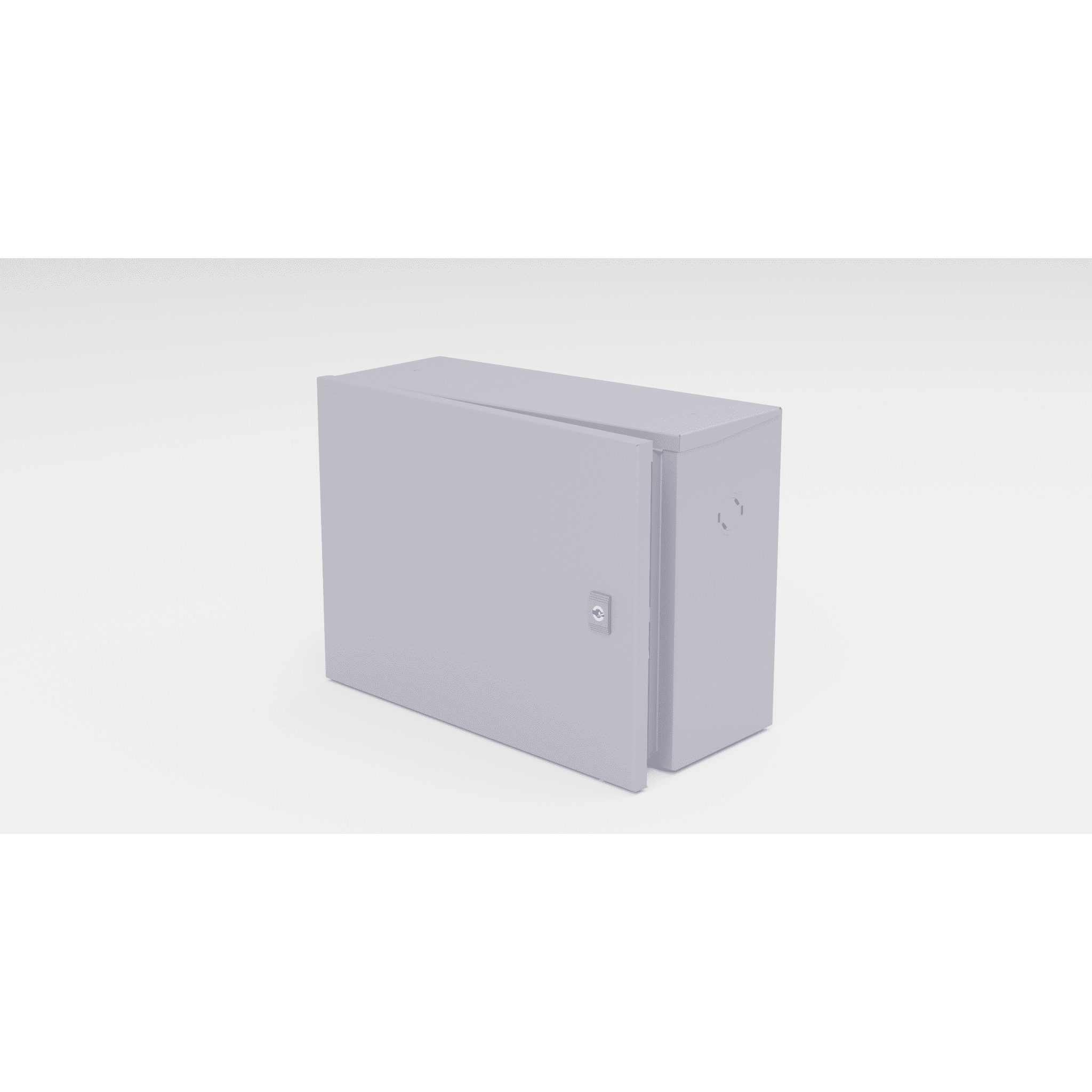 Gabinete para instalación de 1 Batería , Fabricado en Lámina Galvanizada, Accesorios para poste (No incluidos) GBP01