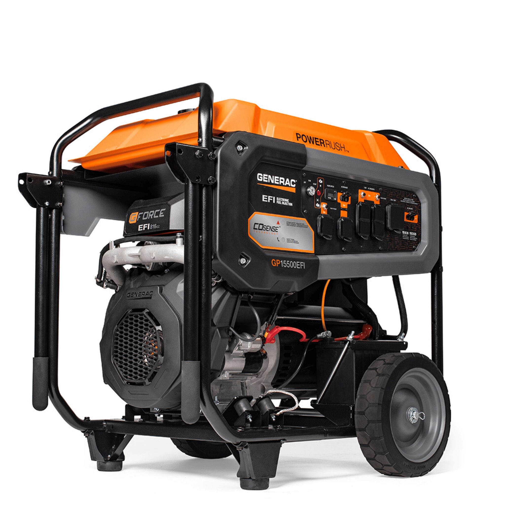 Generador Inversor Portátil a Gasolina, 15 kW, 120/240Vca,  Arranque Eléctrico GP15500E