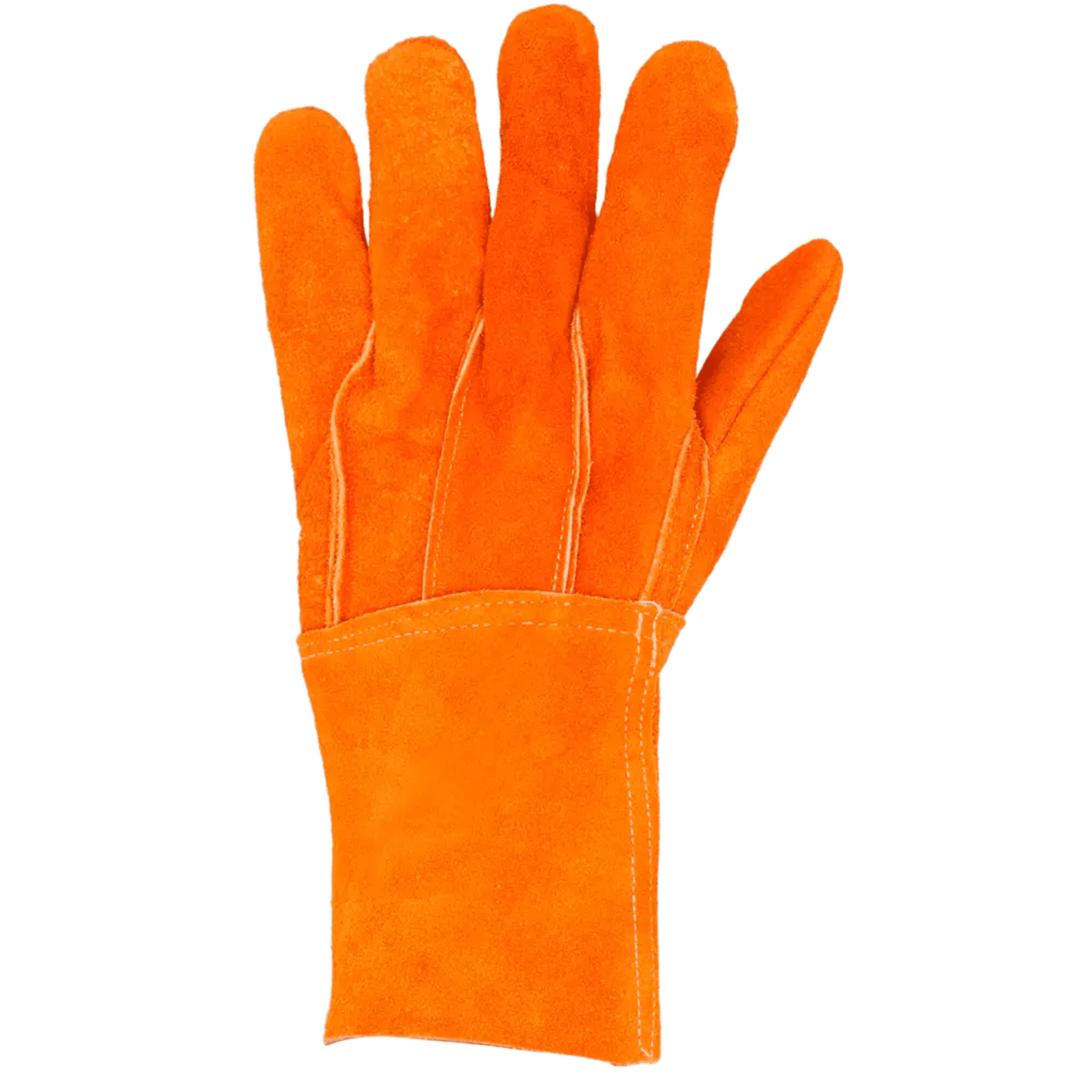 Guantes de Carnaza Largo/ Refuerzo en Palma / Resistente a Abrasión y Temperaturas Moderadas. SYS-GCAL