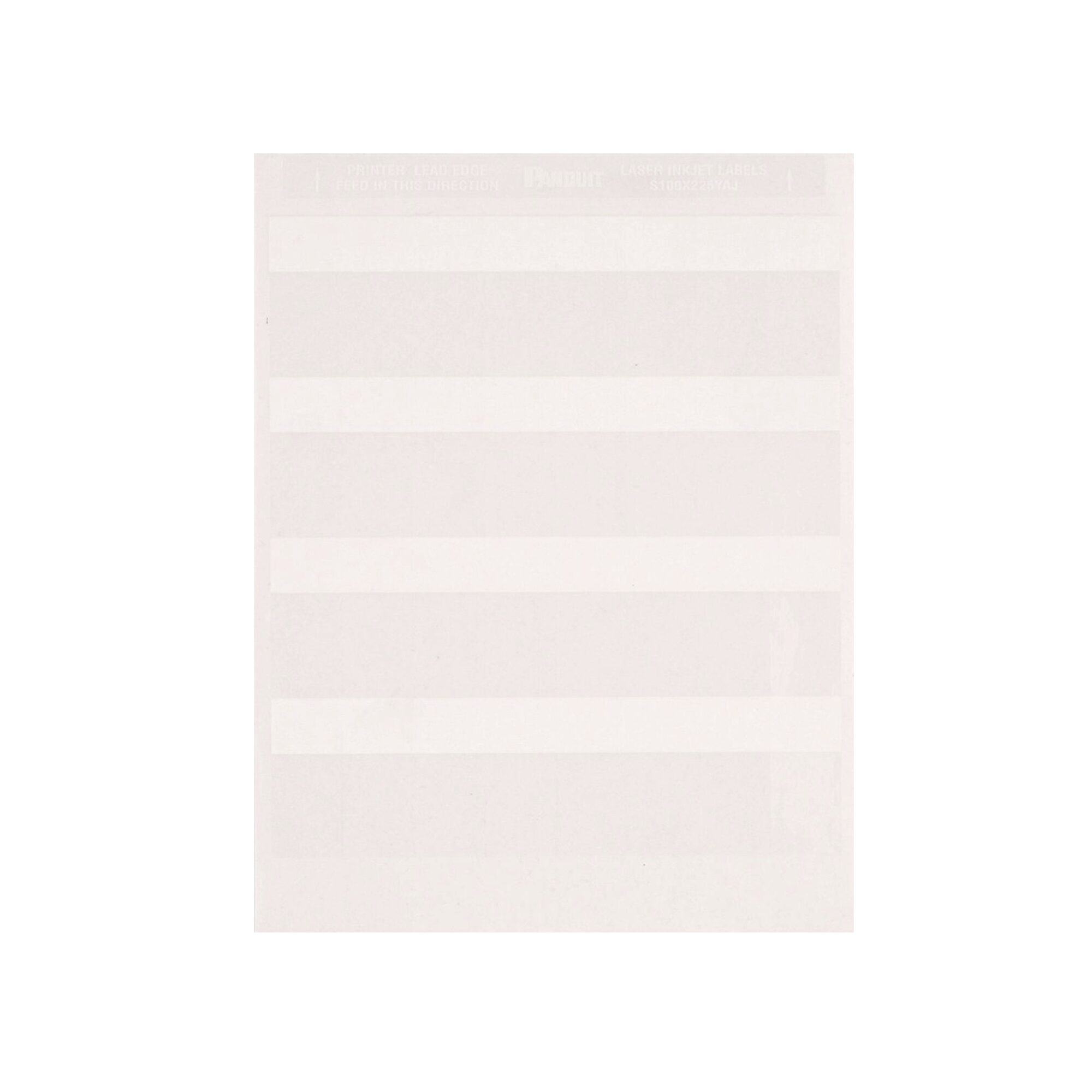 Hojas con 1000 Etiquetas Auto-laminadas para Impresora Láser/Inyección de Tinta, para Cables de 6.1 a 12.2 mm de Diámetro (8 - 4 AWG) S100X225YAJ