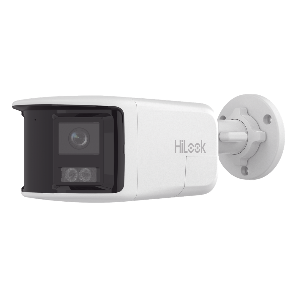 [Dual Light] Bala IP 8 Megapixel / Imagen Panorámica 180°/ PoE / Micrófono y Bocina Integrado / Exterior IP67 / Audio Bidireccional / Alarma Visual y Auditiva Integrada / Smart Supplement Light / Micro SD 512 GB IPC-B480HAD-LUF/SL