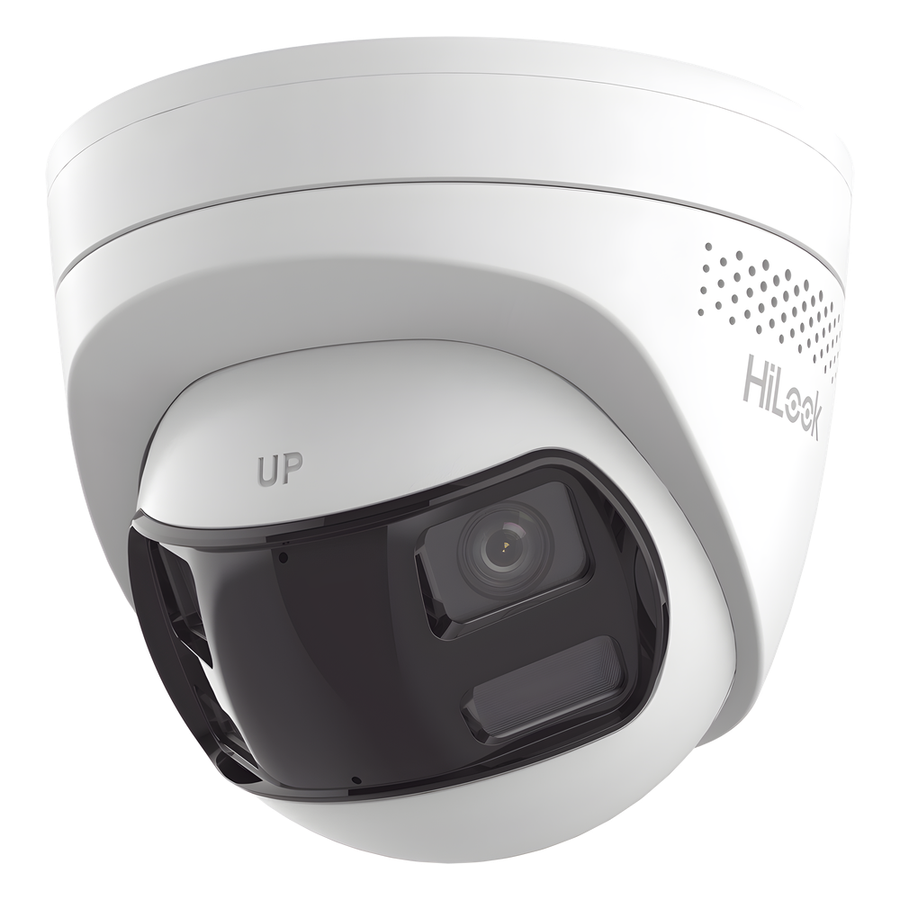 [Dual Light] Turret IP 6 Megapixel / Imagen Panorámica 180°/ PoE / Micrófono y Bocina Integrado / Exterior IP67 / Audio Bidireccional / Alarma Visual y Auditiva Integrada / Smart Supplement Light / Micro SD 512 GB IPC-T260HAD-LUF/SL