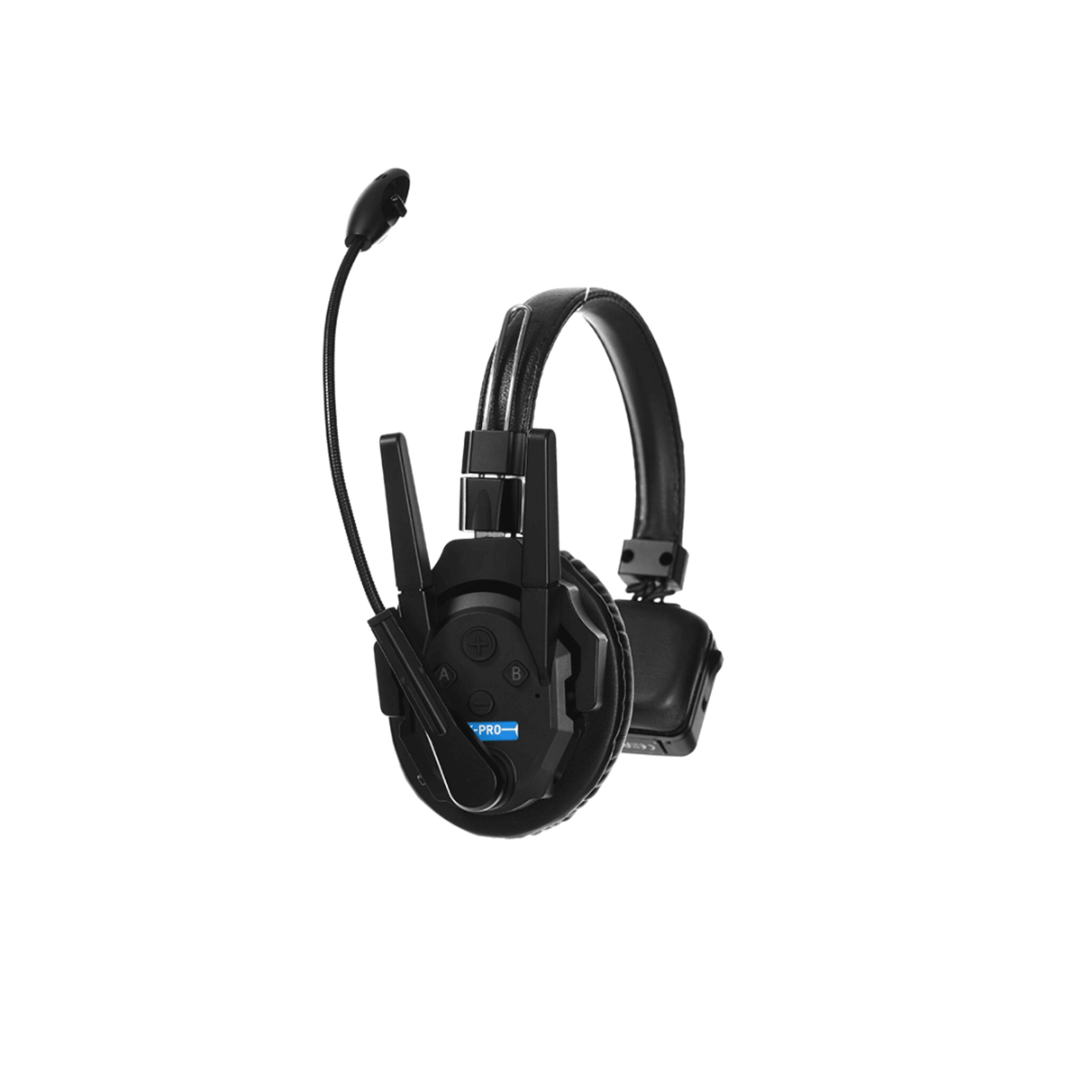 Intercomunicador Inalámbrico TXtalk Pro / Antenas Externas / Rango 500m / Hasta 13 Unidades Conectadas / Auricular Monoaural / Batería 1050mAh / ABS Ligero y Cuero Suave TXPRO1