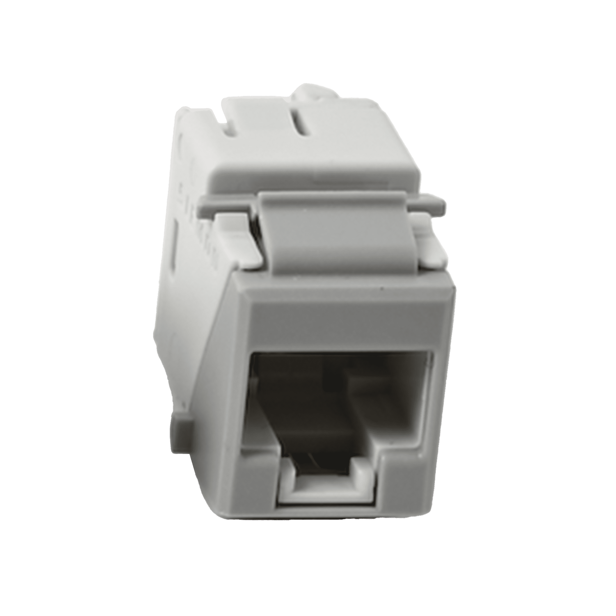 Jack UltraMAX Cat6A, UTP, Tipo Keystone, Color Gris, Punch Down U6A-K04NS