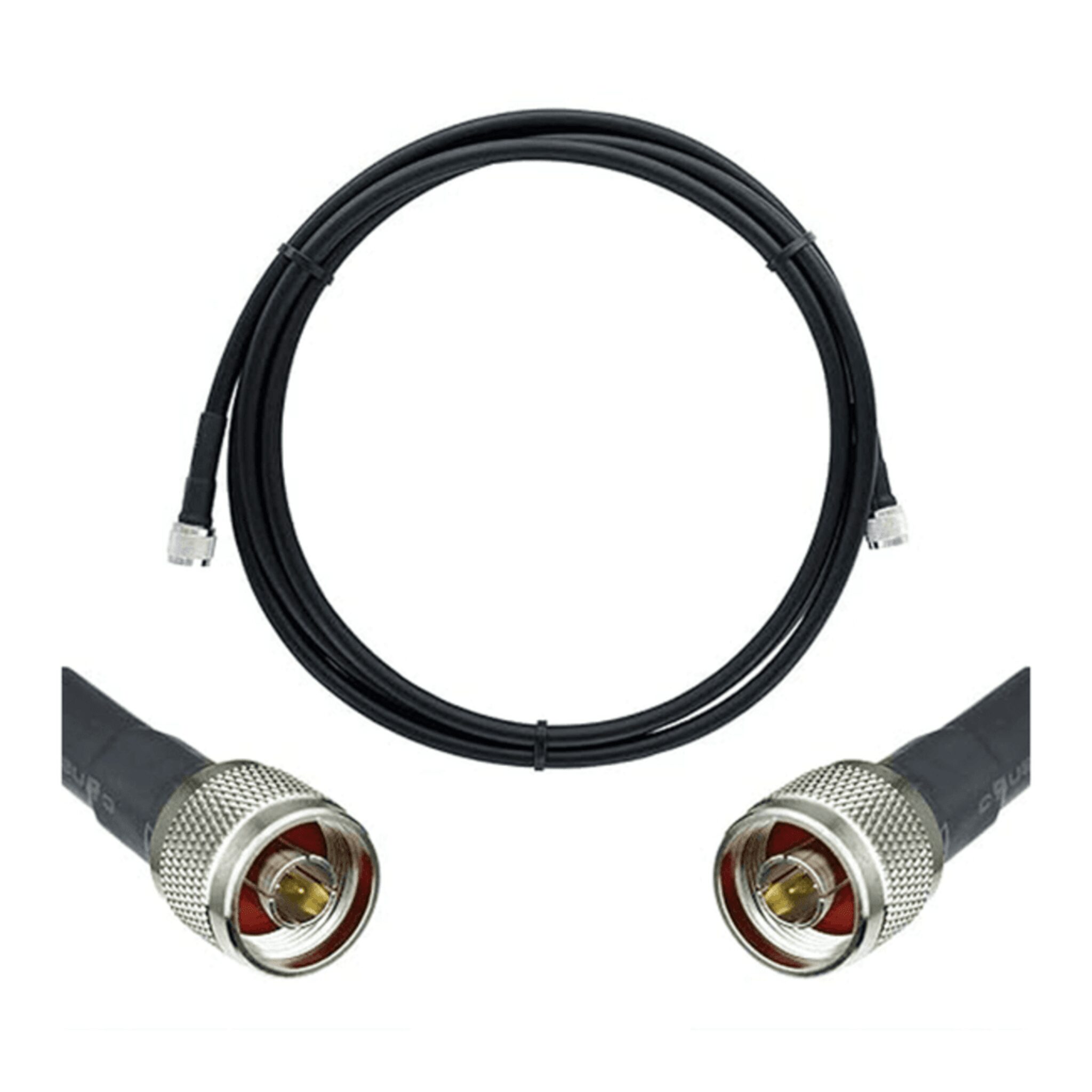 Jumper Coaxial de 50 Ohm con Cable Wilson-400 | Conector N Macho en los extremos | 9.14 metros de longitud. 9523-30