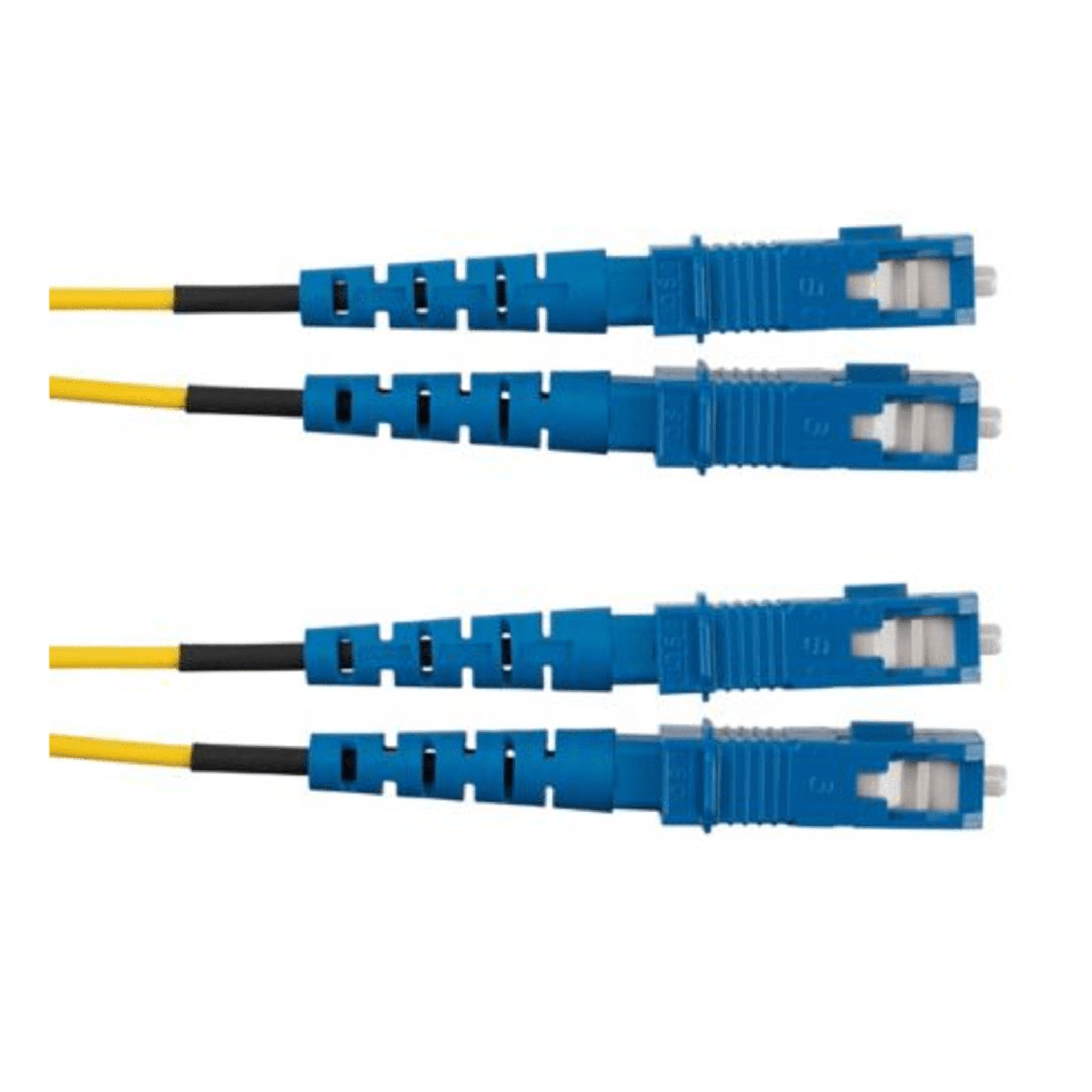 Jumper de Fibra Optica Monomodo 9/125 OS2, SC-SC Duplex, OFNR (Riser), Color Amarillo, 3 Metros F923RSNSNSNM003