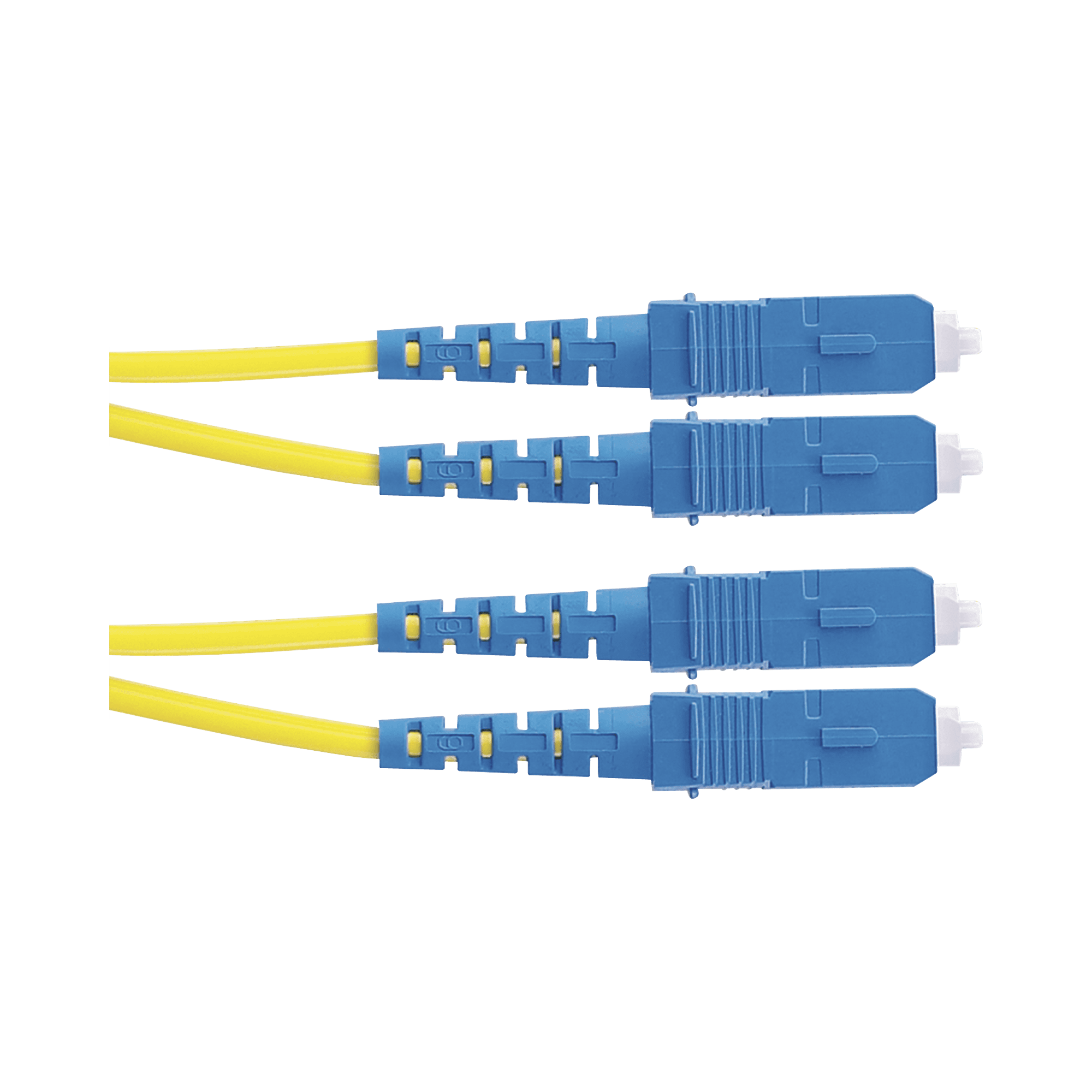 Jumper de Fibra Optica Monomodo 9/125 OS2, SC-SC Duplex, OFNR (Riser), Color Amarillo, 5 Metros F923RSNSNSNM005