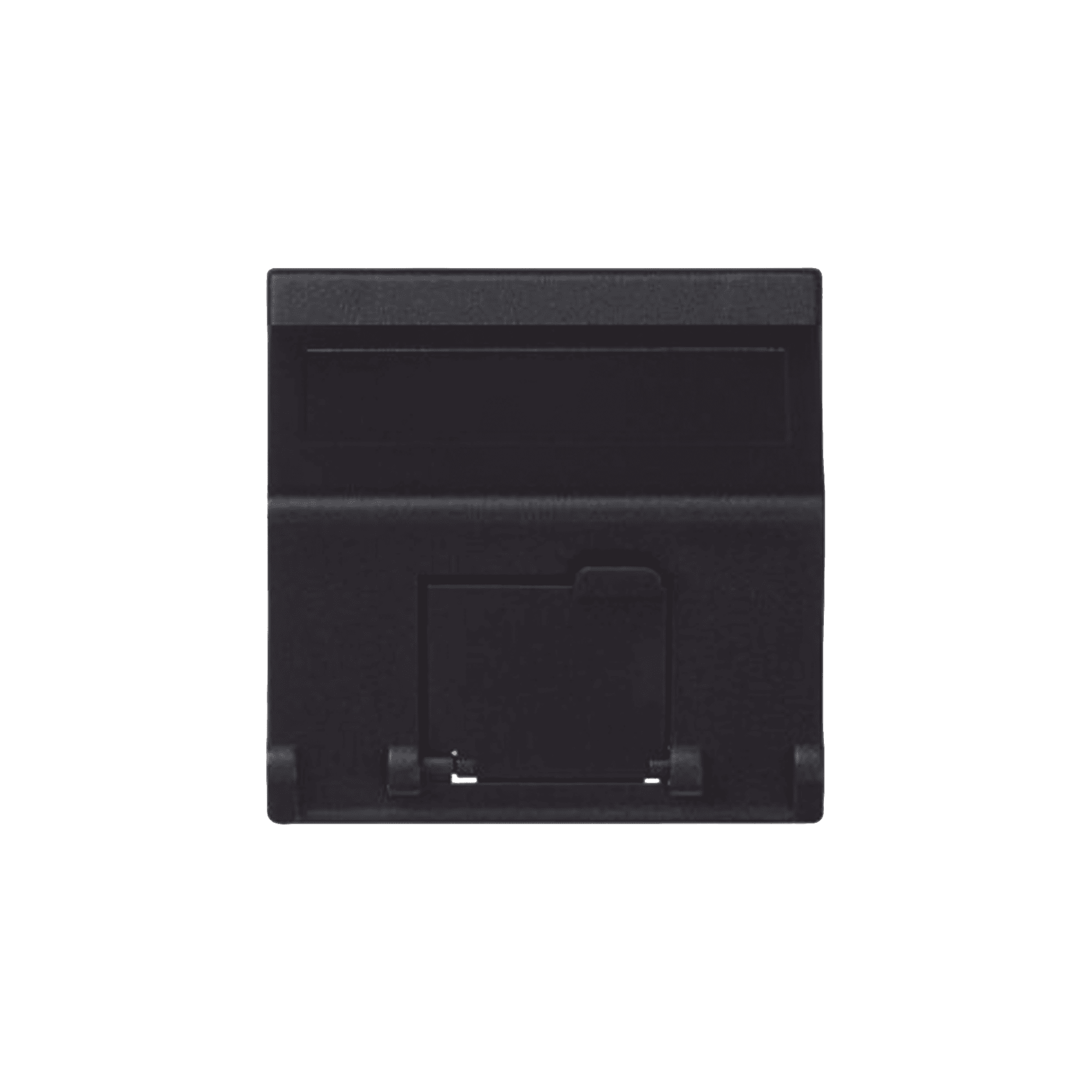 (K80MD64/14) Placa voz y datos inclinada con guardapolvo y adaptador para RJ45 Keystone COLOR GRAFITO SM-1-KEYA-G