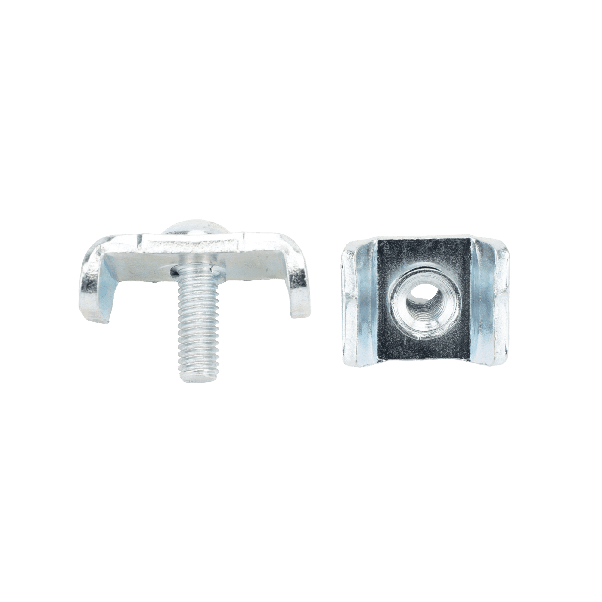 Kit 1 Con Nuevo Diseño, Unión Segura para Tramos de Charolas, Sin Pérdida de Piezas, Menor Tiempo de Instalación y Acabado Electrozincado (2 Piezas) MG-51-KIT1PLUSEZ