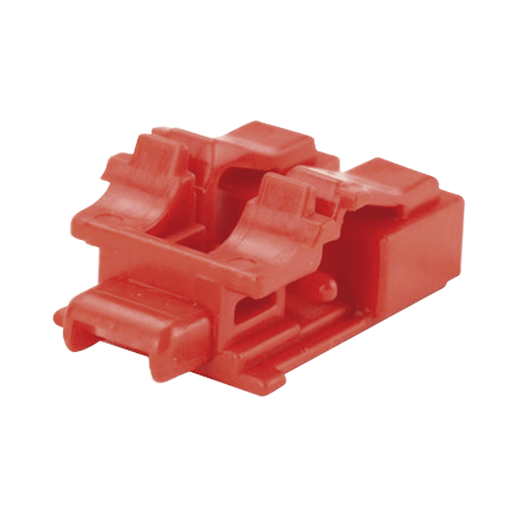 Kit de 10 Dispositivos para Bloquear Puertos de Fibra Óptica LC Duplex, Color Rojo, Incluye Llave de Extracción PSL-LCAB