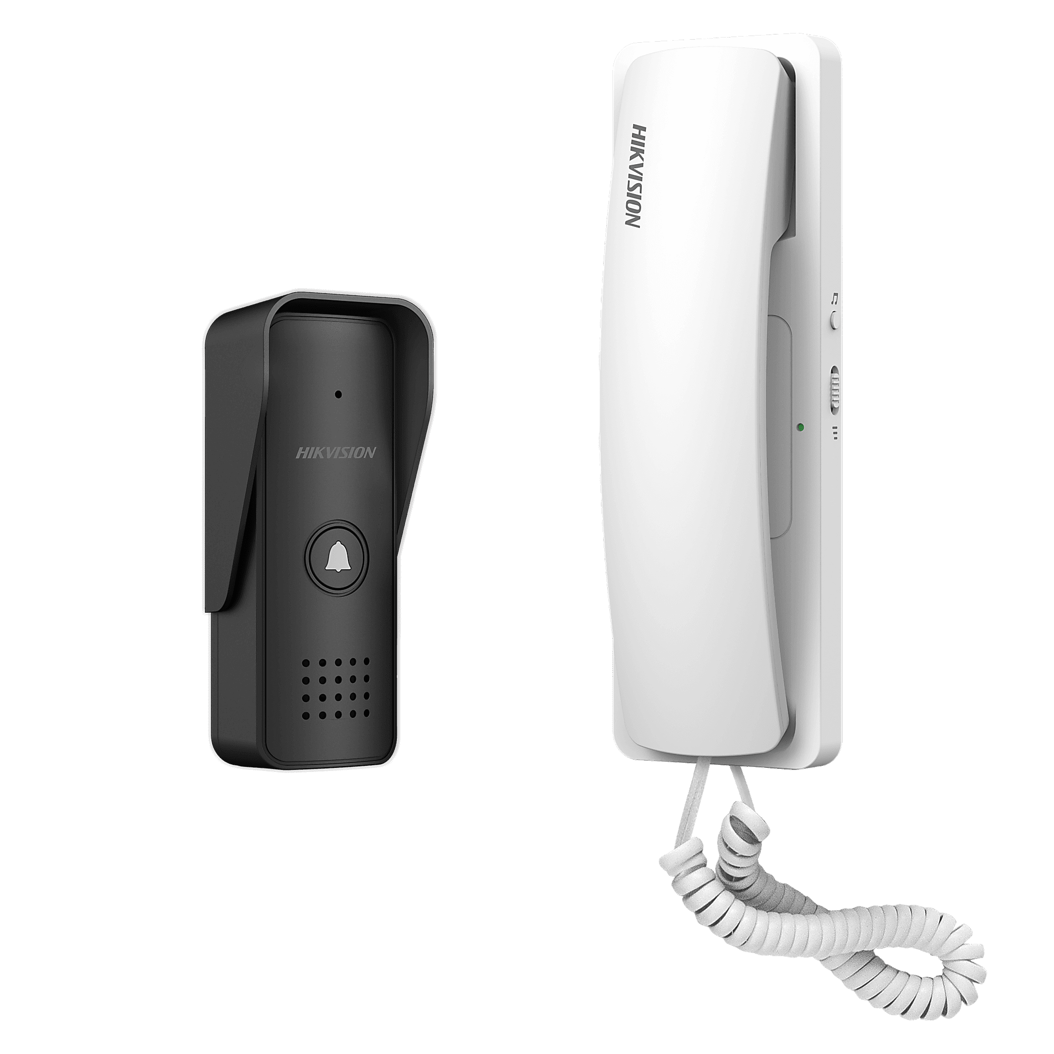 Kit de Audioportero Analógico a 2 Hilos / Apertura de 2 Puertas / Diferentes Tonos y Volúmenes de Timbre / Protección IP55 DS-KIS103/US