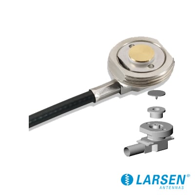 Kit de Instalación para Antenas de Alta y Baja Frecuencia, Incluye Montaje de 3/4" (NMO), 5 mts de Cable, sin Conector. NMO-KHFUD