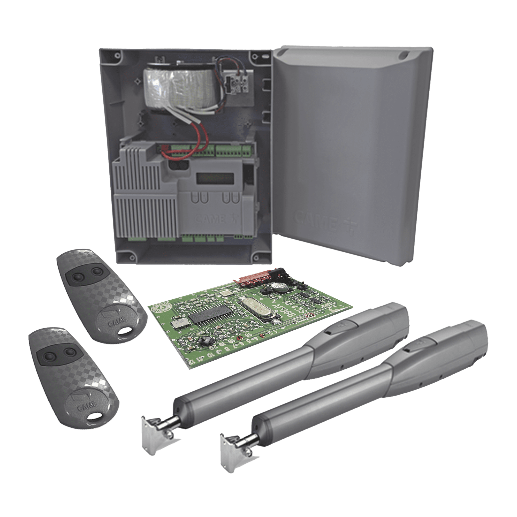 Kit de Operadores para Puertas Abatibles de hasta 3 Metros y 400 Kg ATS 3024 / Uso Intensivo KIT-ATS-070