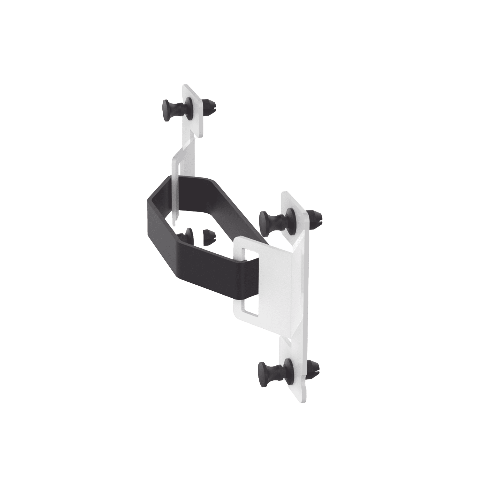 Kit de Soporte de Correa, Para Uso con Gabinetes Multipropósito, de Instalación a Presión, Color Blanco MSBRKT