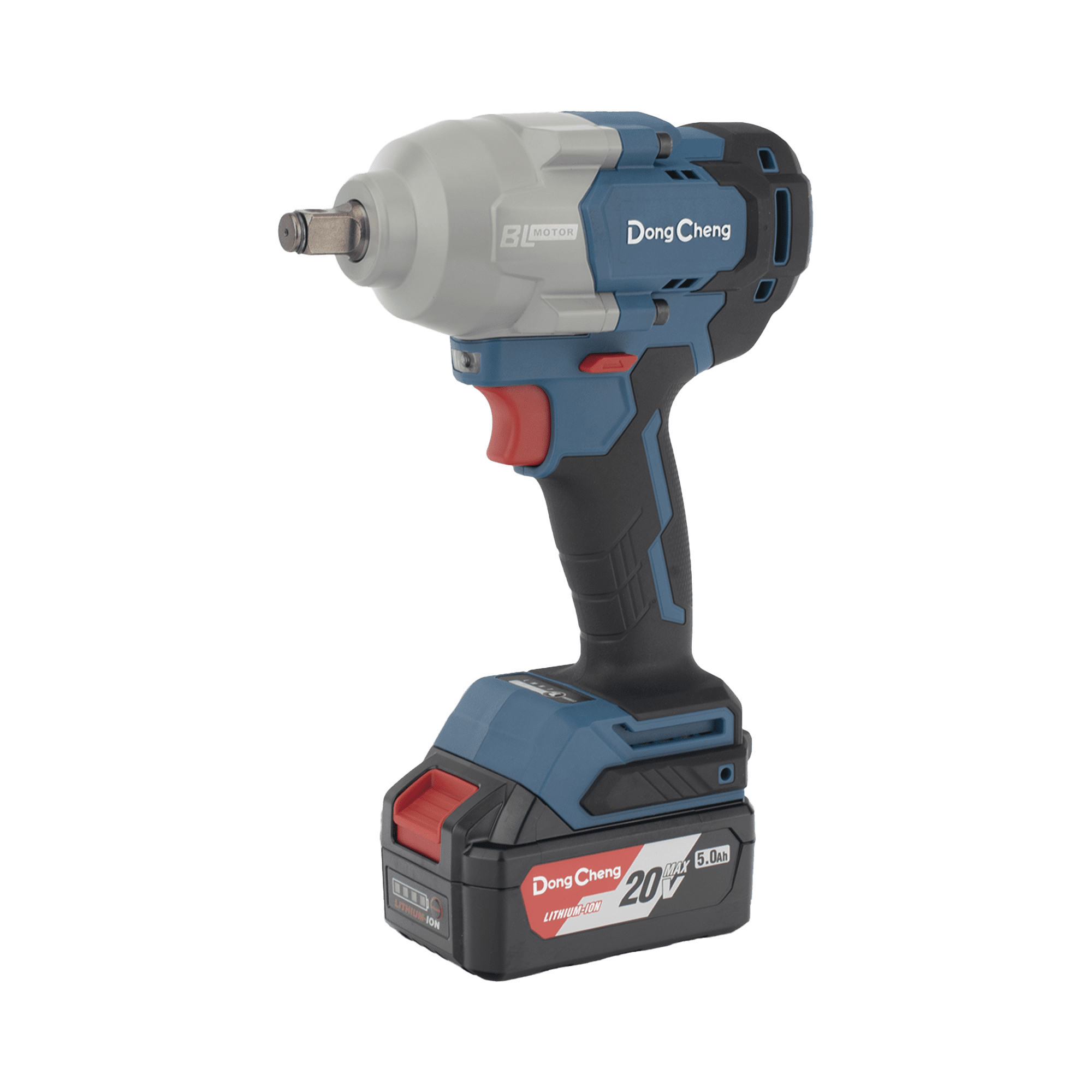 Llave de Impacto Inalámbrica de 20 V, incluye 2 Baterías de 5.0 AH, Cargador y Estuche plástico. DCP-B698-FK