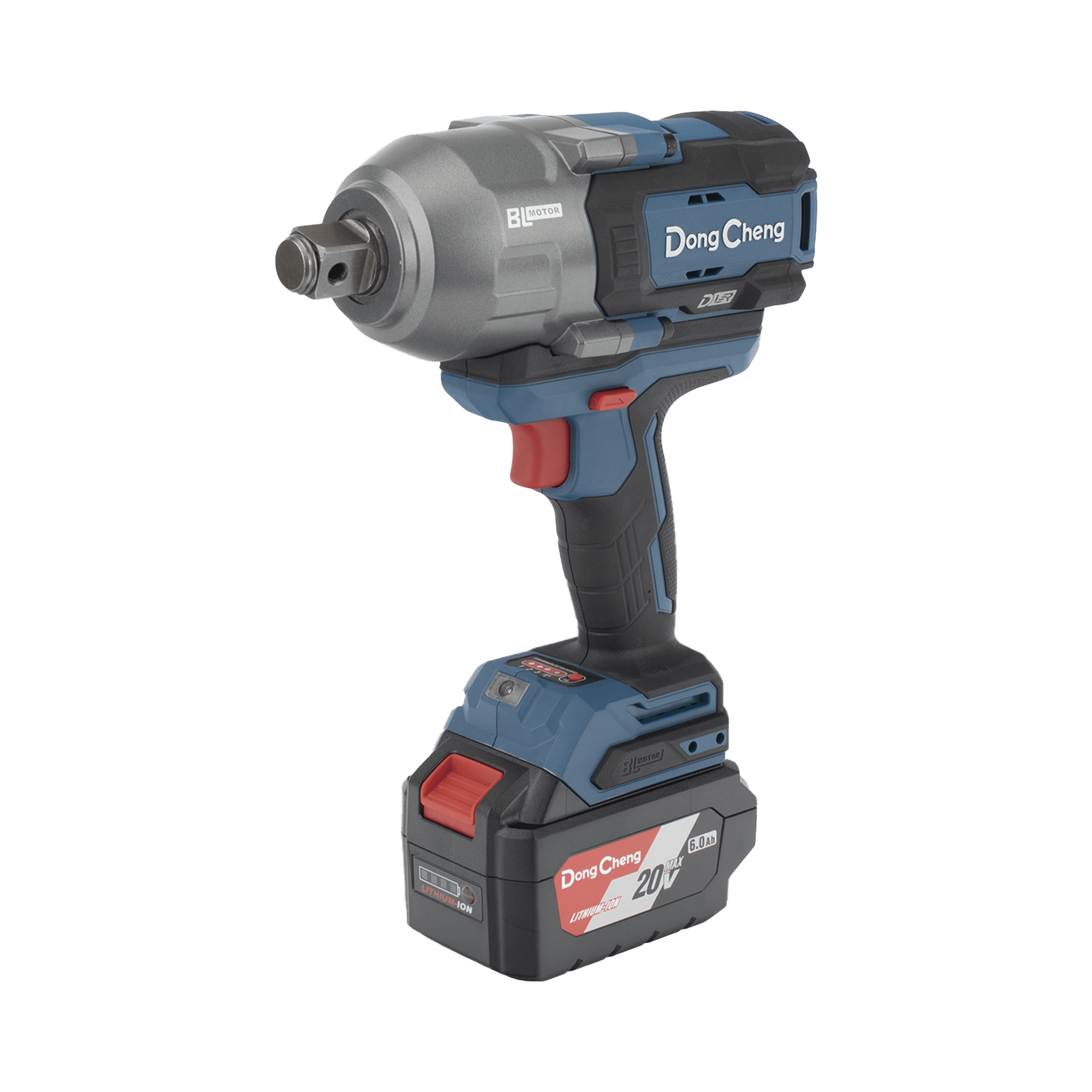 Llave de Impacto Inalámbrica de 20V, Entrada de 3/4 in, Incluye 2 Baterías de 6Ah, Cargador y Estuche DCPB-1288H-2K