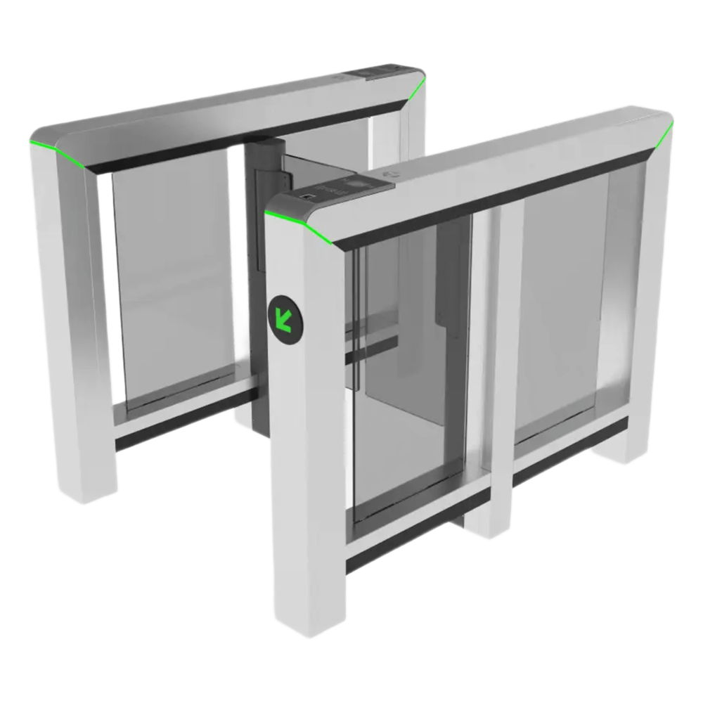 Puerta de Velocidad de un Solo Carril Mars-S1000 Series / Sensor Infrarrojo 8 pares (opción hasta 12) / Controlador PGIC / Acero Inoxidable SUS304 / Panel de Lectura Conmutable / Anti-Seguimiento / Monitoreo Unidireccional / Integración con MARSS1000