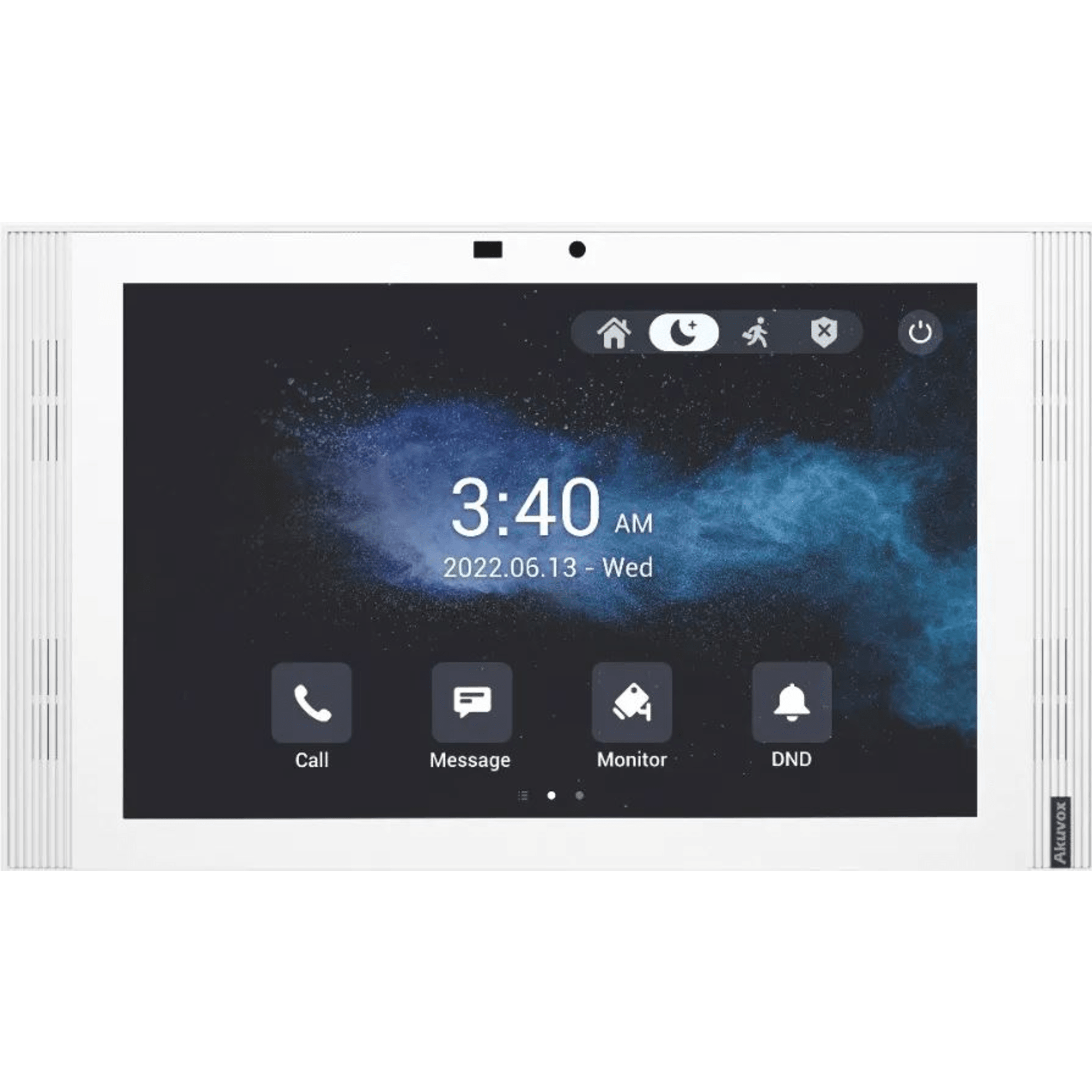 MONITOR COLOR BLANCO DE 10" IPS LCD / CERTIFICADO POR GOOGLE PLAY STORE / ANDROID 12 OS / WI-FI 6 / POE /  SIP / ENTRADAS DE ALARMA / ADMINISTRACIÓN 100 EN LA NUBE S567A