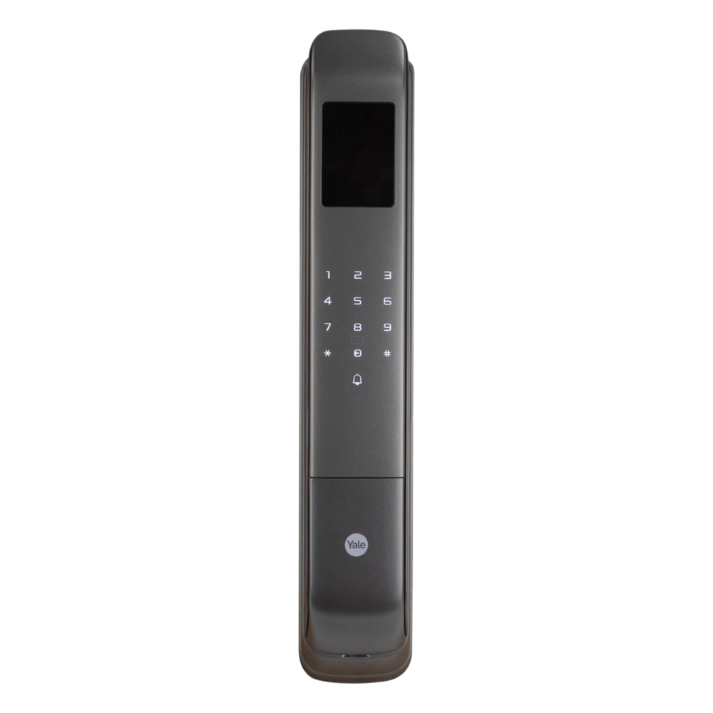 Cerradura Digital Cornelius / Reconocimiento Facial 3D / Sensor de Huella con IA / Capacidad de 100 Huellas, 20 Face ID, 100 Tarjetas MIFARE / Doble Verificación / Bloqueo Automático / Modo Niños / IP54 / Aleación de Aluminio MX83424