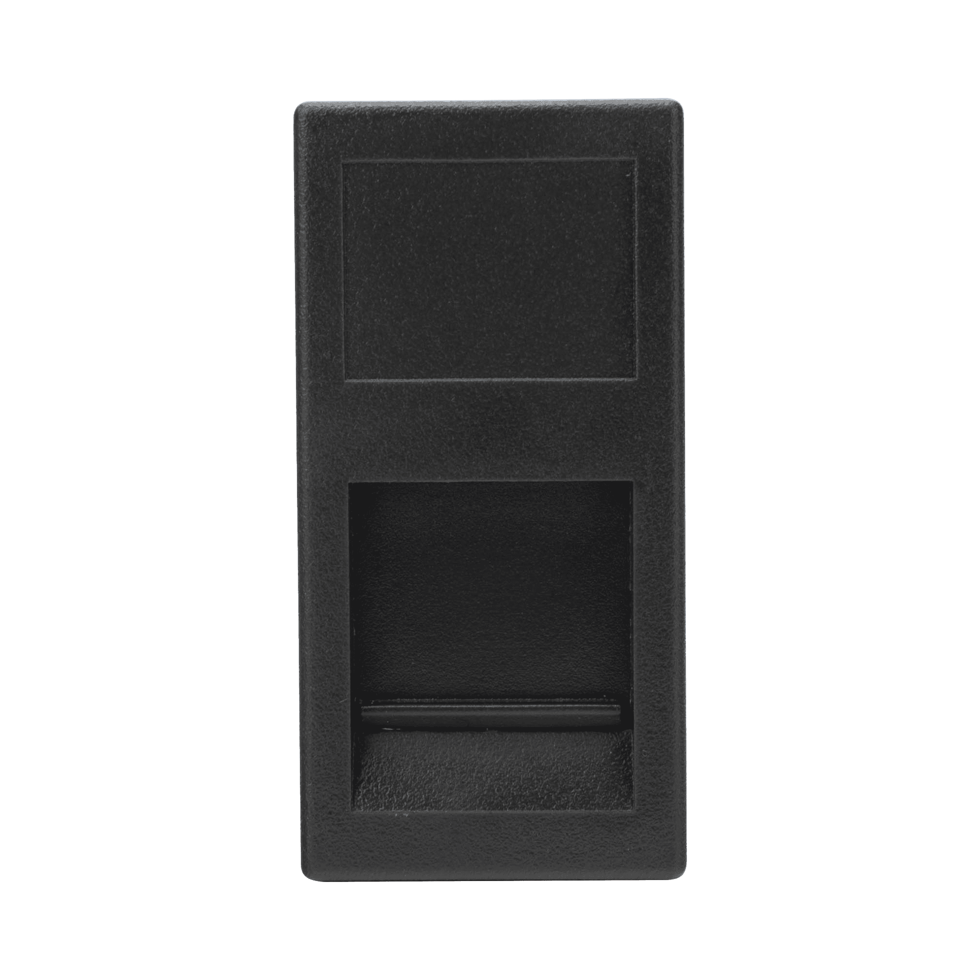 Medio Módulo Color Grafito con 1 Espacio para Jack Keystone con Guardapolvo para las cajas de escritorio Ofiblock y Teleblock / (K76/14) SM-1/2-KEY-G