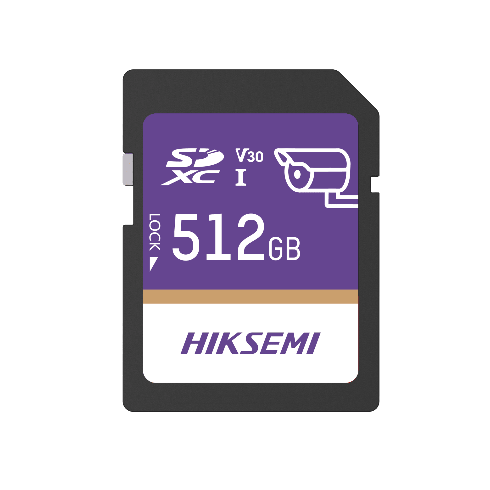 Memoria SD Clase 10 de 512GB / Especializada Para Videovigilancia HS-SD-P10/512G/GUARDPRO