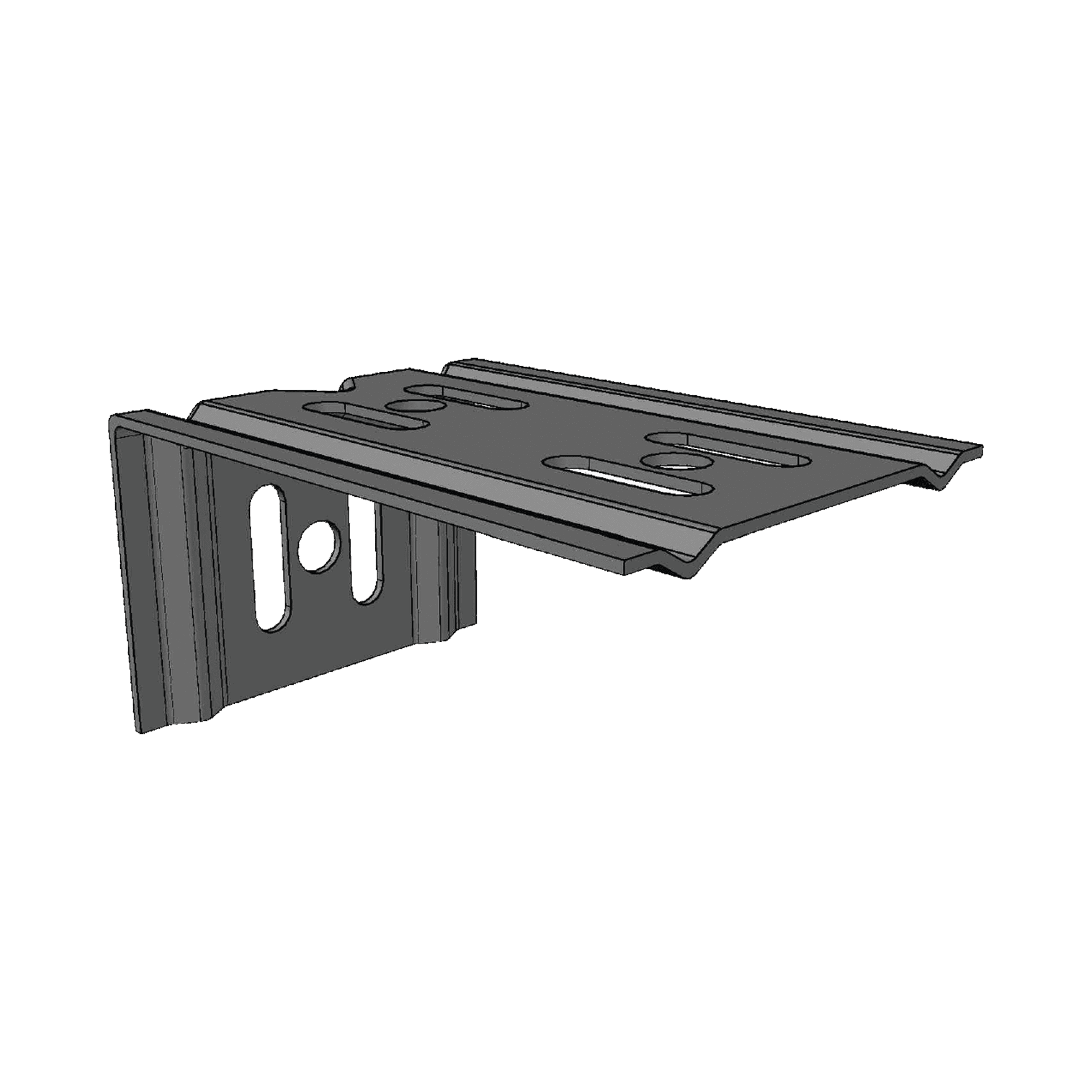 Ménsula Para MallaFils, para montaje en pared, para anchos de charola de 100 mm, con acabado electrozinc ML-MEC-100EZ