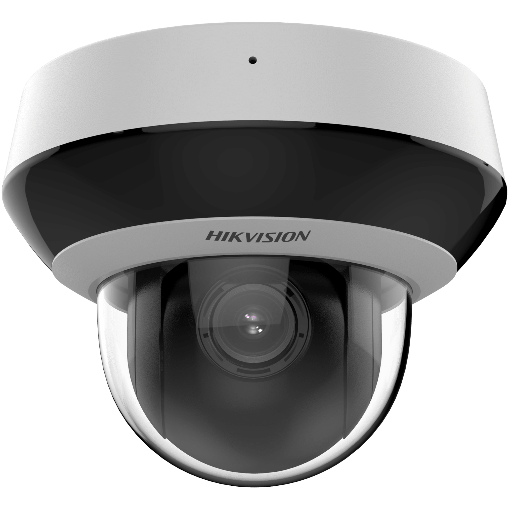 Mini Domo PTZ IP 4 Megapixel / 4X Zoom / Micrófono y Bocina Integrada / ACUSENSE / H.265+ / 20 mts IR EXIR / WDR / PoE / IK10 / IP66 / DarkFighter /  / Micro SD DS-2DE2A404IWG1-E