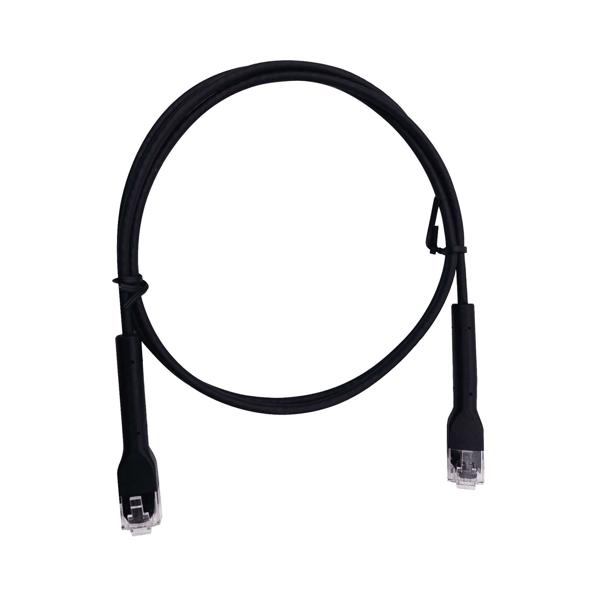 Mini Patch Cord Cat6 Ultra Slim 3 m Negro – Ahorra Espacio sin Organizadores, con Bota Flexible LP-PSLIM-3BK